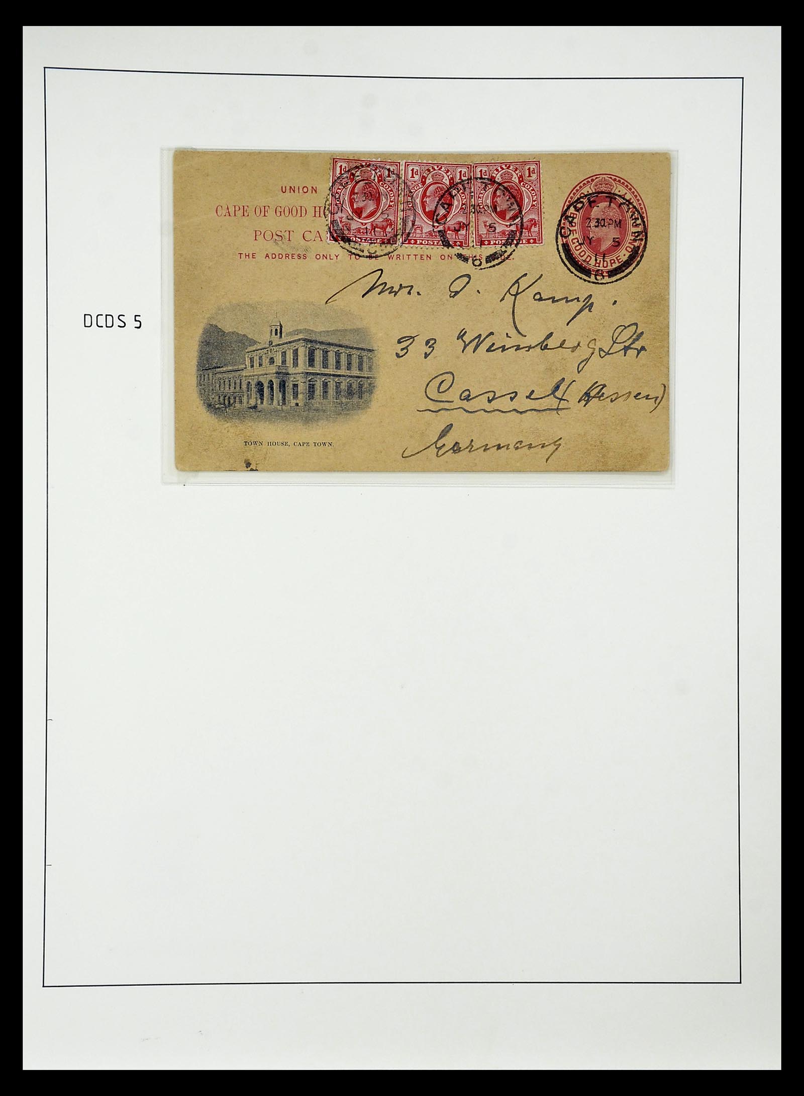 34806 045 - Postzegelverzameling 34806 Kaap de Goede Hoop 1842-1912.
