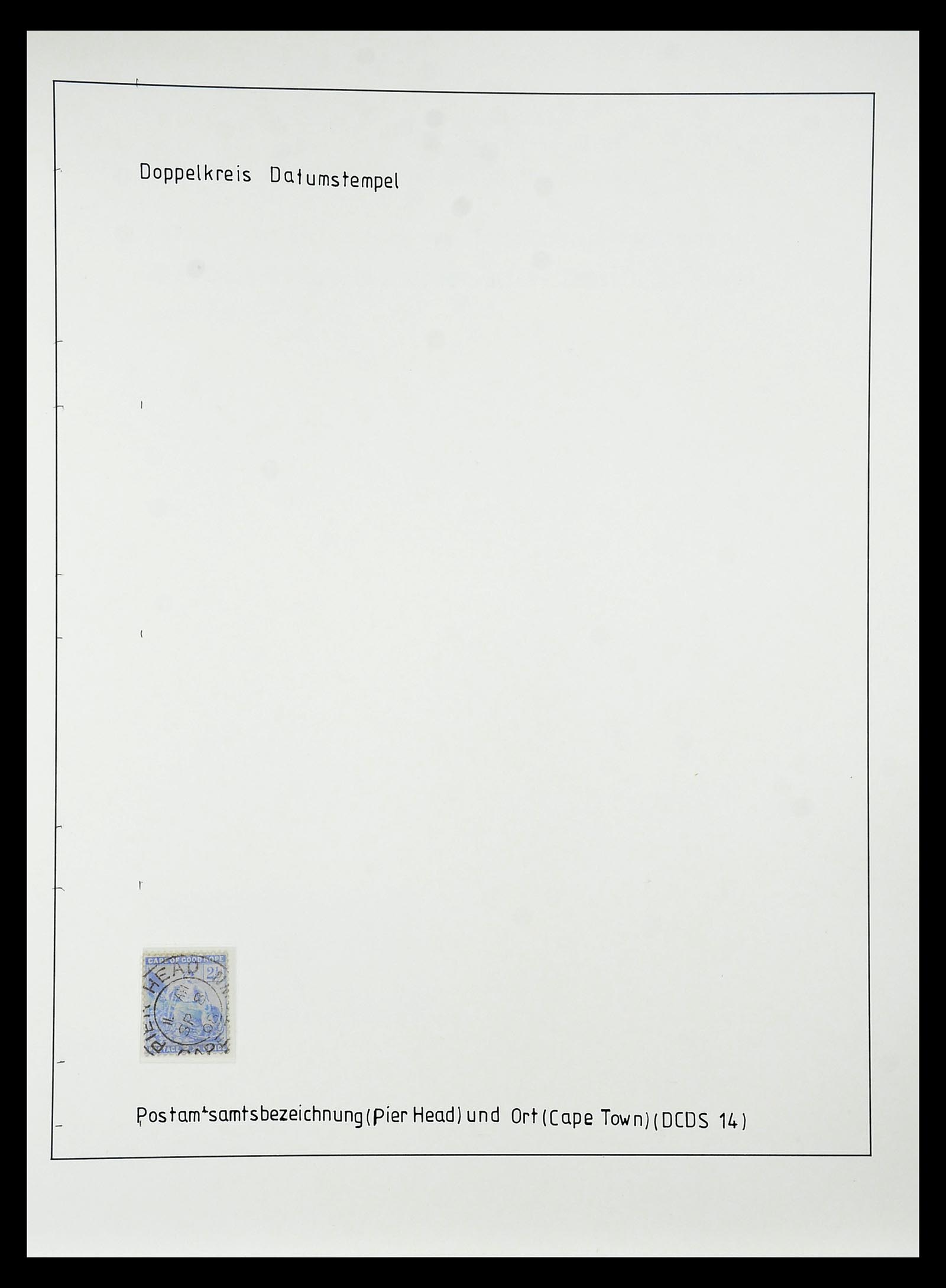34806 046 - Postzegelverzameling 34806 Kaap de Goede Hoop 1842-1912.