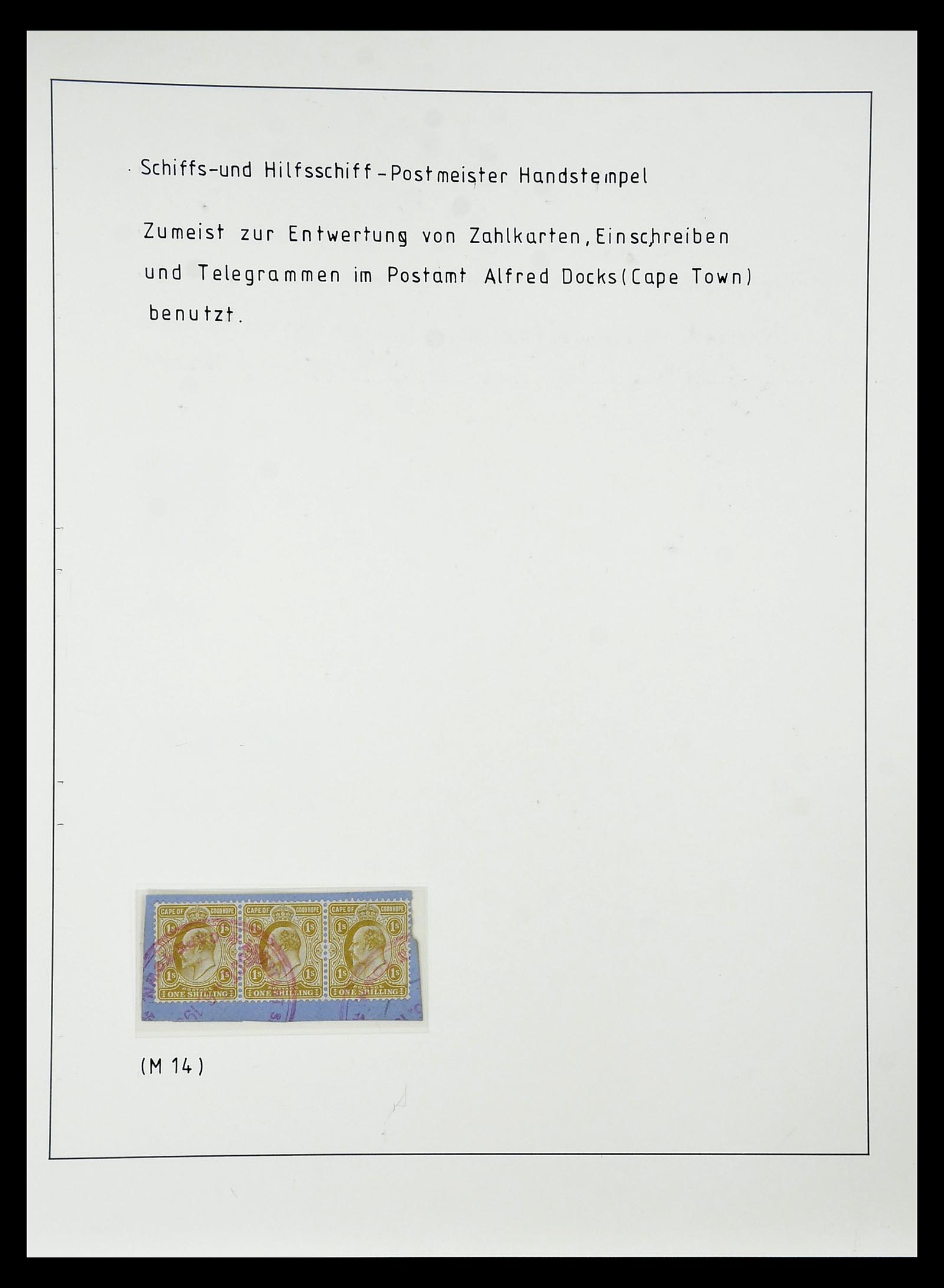 34806 047 - Postzegelverzameling 34806 Kaap de Goede Hoop 1842-1912.