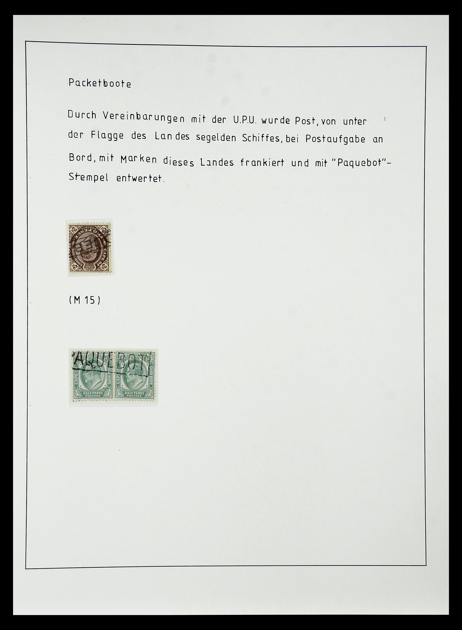 34806 048 - Postzegelverzameling 34806 Kaap de Goede Hoop 1842-1912.