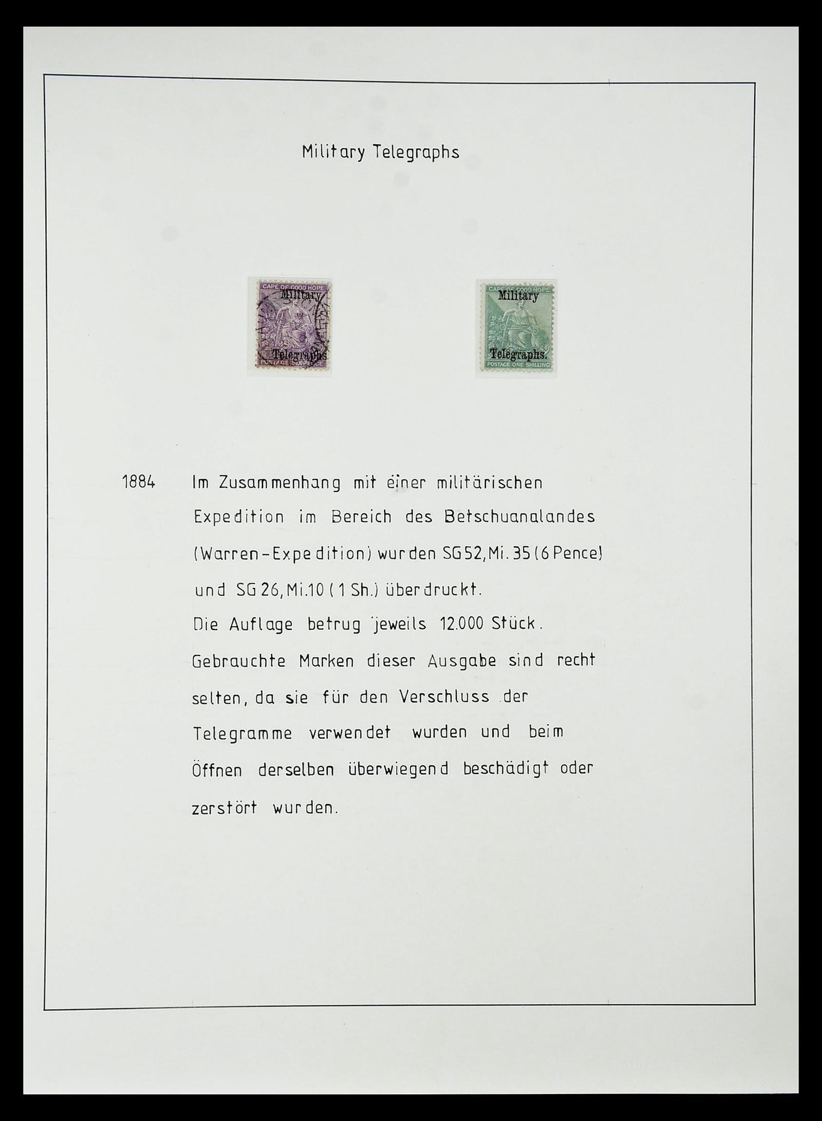 34806 051 - Postzegelverzameling 34806 Kaap de Goede Hoop 1842-1912.