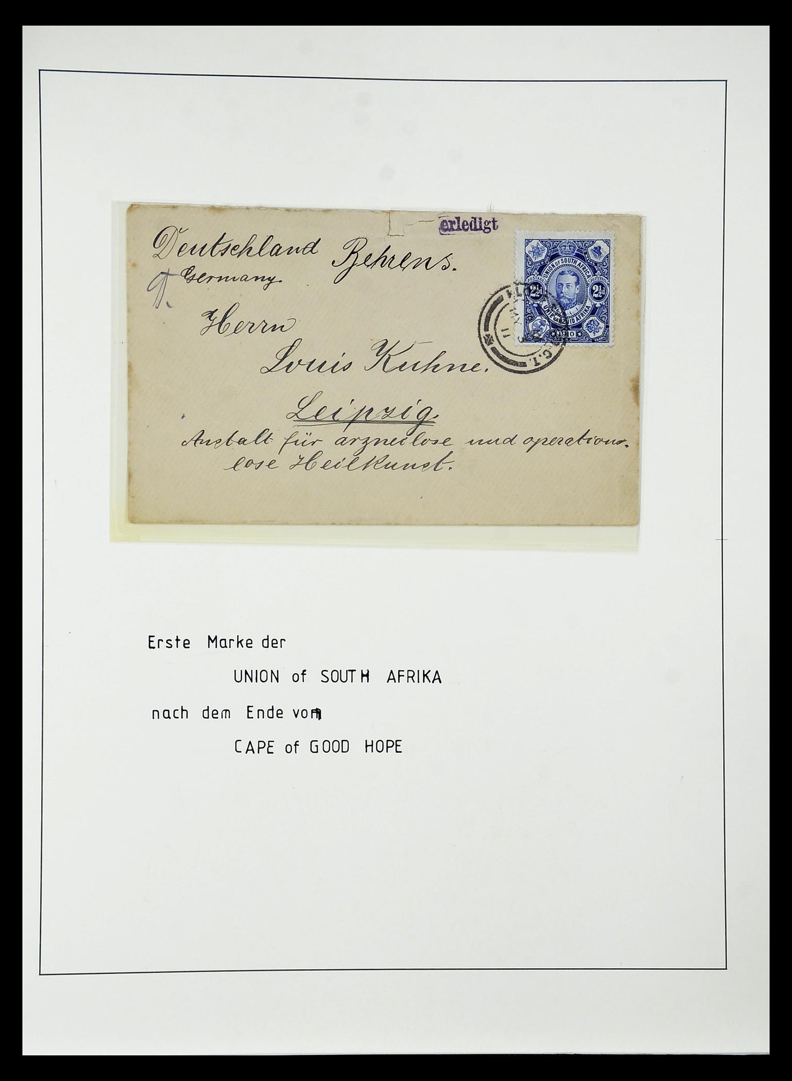 34806 052 - Postzegelverzameling 34806 Kaap de Goede Hoop 1842-1912.