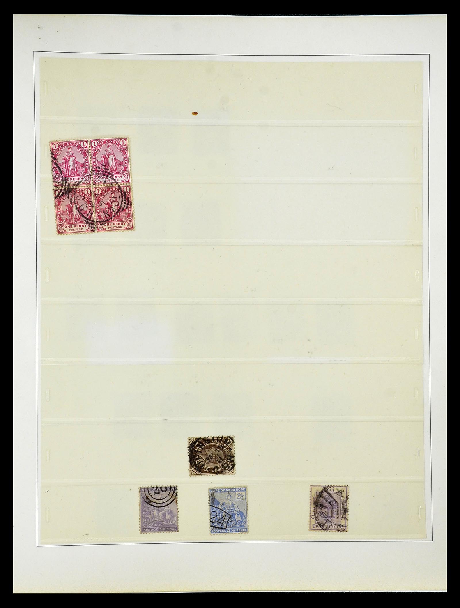 34806 054 - Postzegelverzameling 34806 Kaap de Goede Hoop 1842-1912.