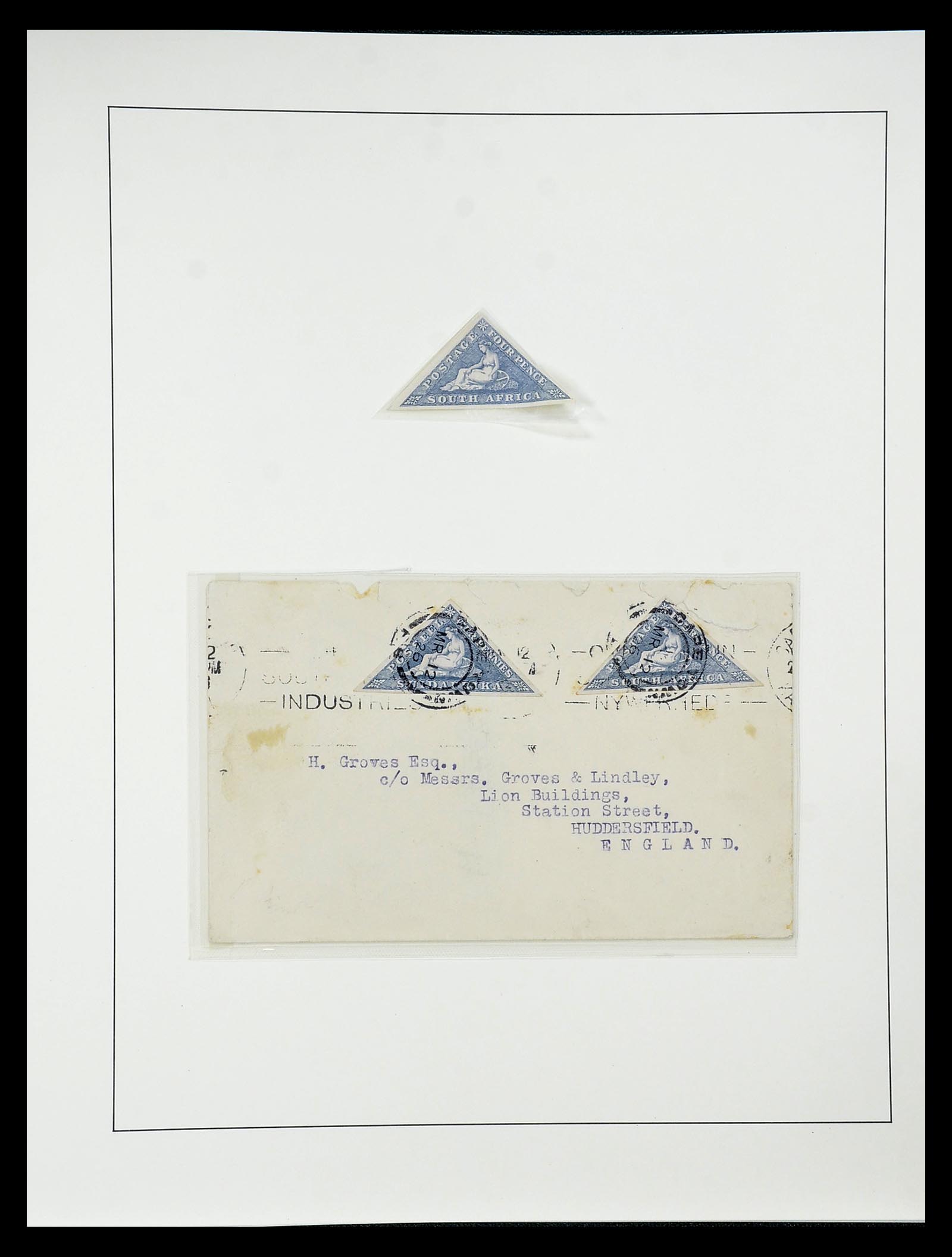 34806 056 - Postzegelverzameling 34806 Kaap de Goede Hoop 1842-1912.