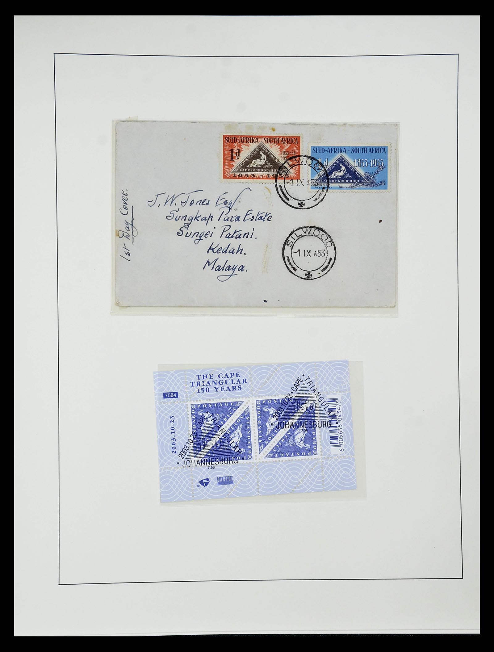 34806 057 - Postzegelverzameling 34806 Kaap de Goede Hoop 1842-1912.