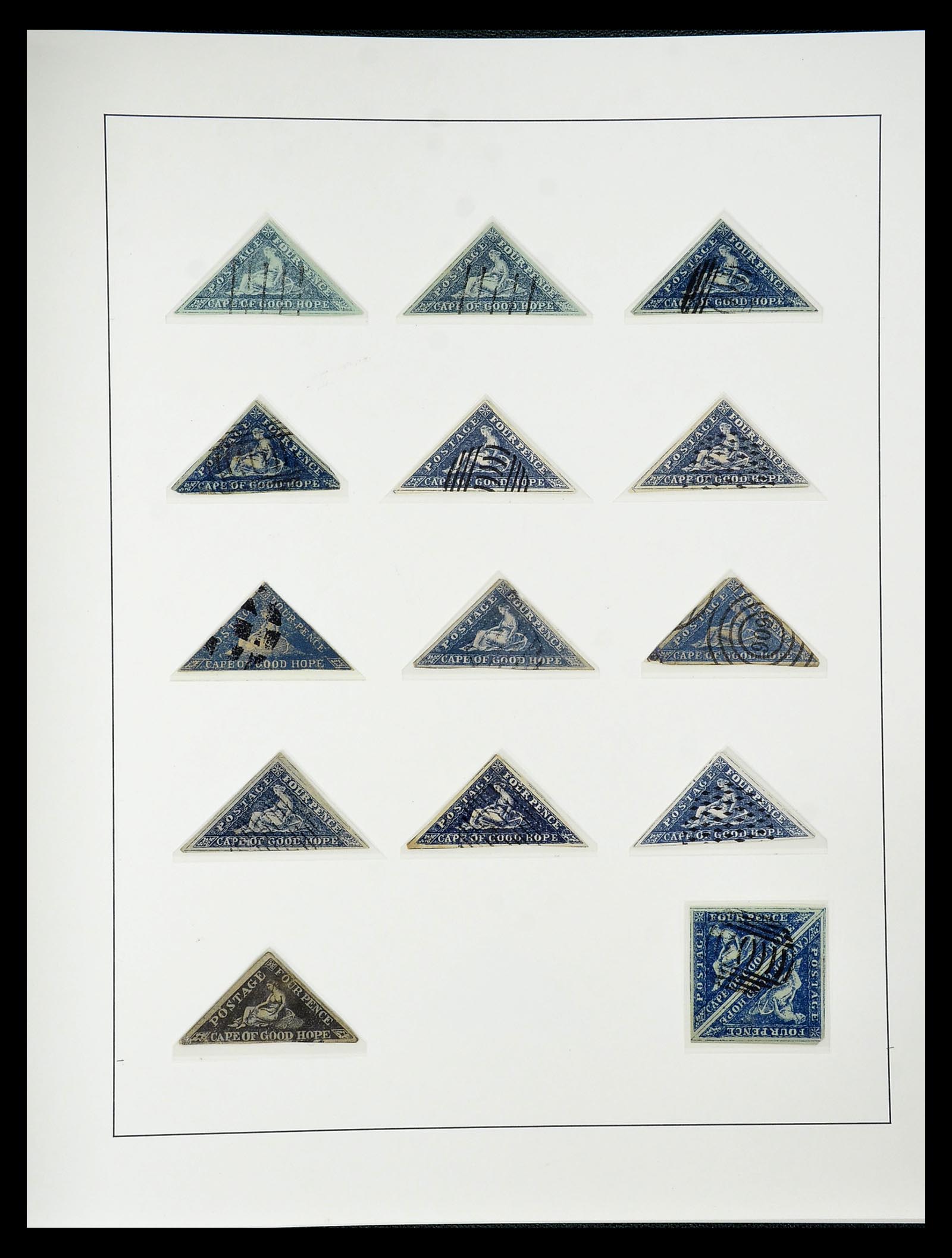 34806 061 - Postzegelverzameling 34806 Kaap de Goede Hoop 1842-1912.