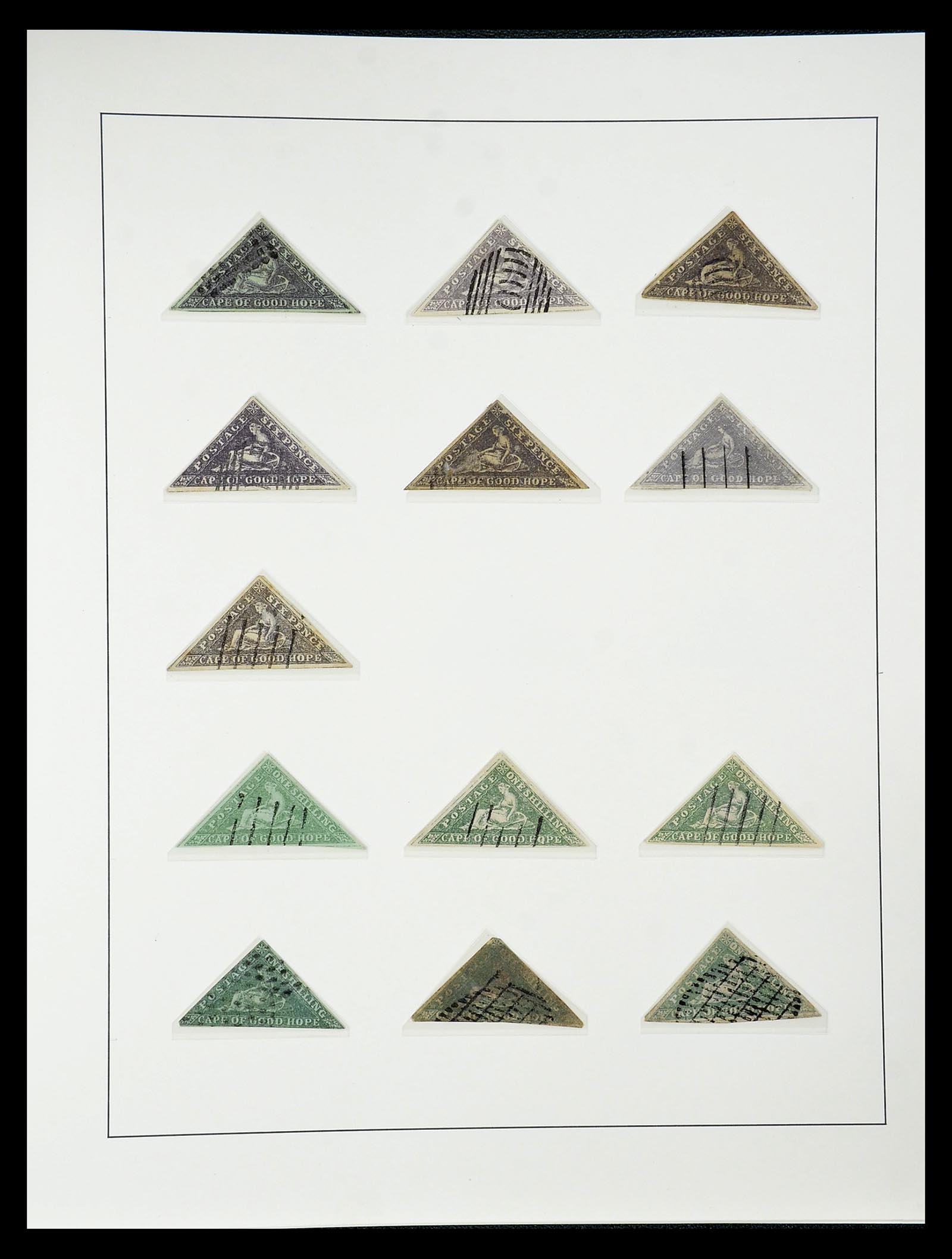 34806 062 - Postzegelverzameling 34806 Kaap de Goede Hoop 1842-1912.