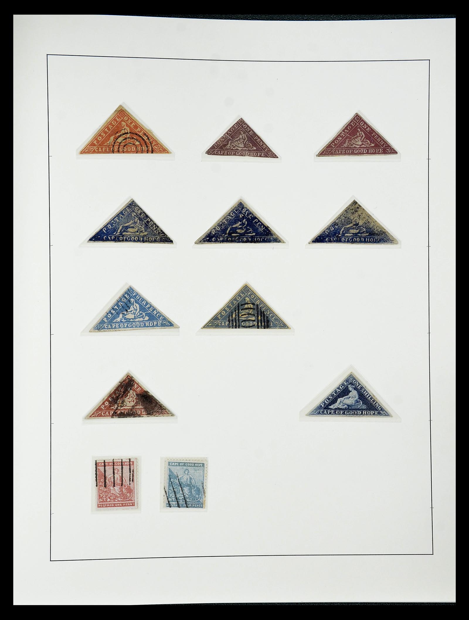 34806 064 - Postzegelverzameling 34806 Kaap de Goede Hoop 1842-1912.