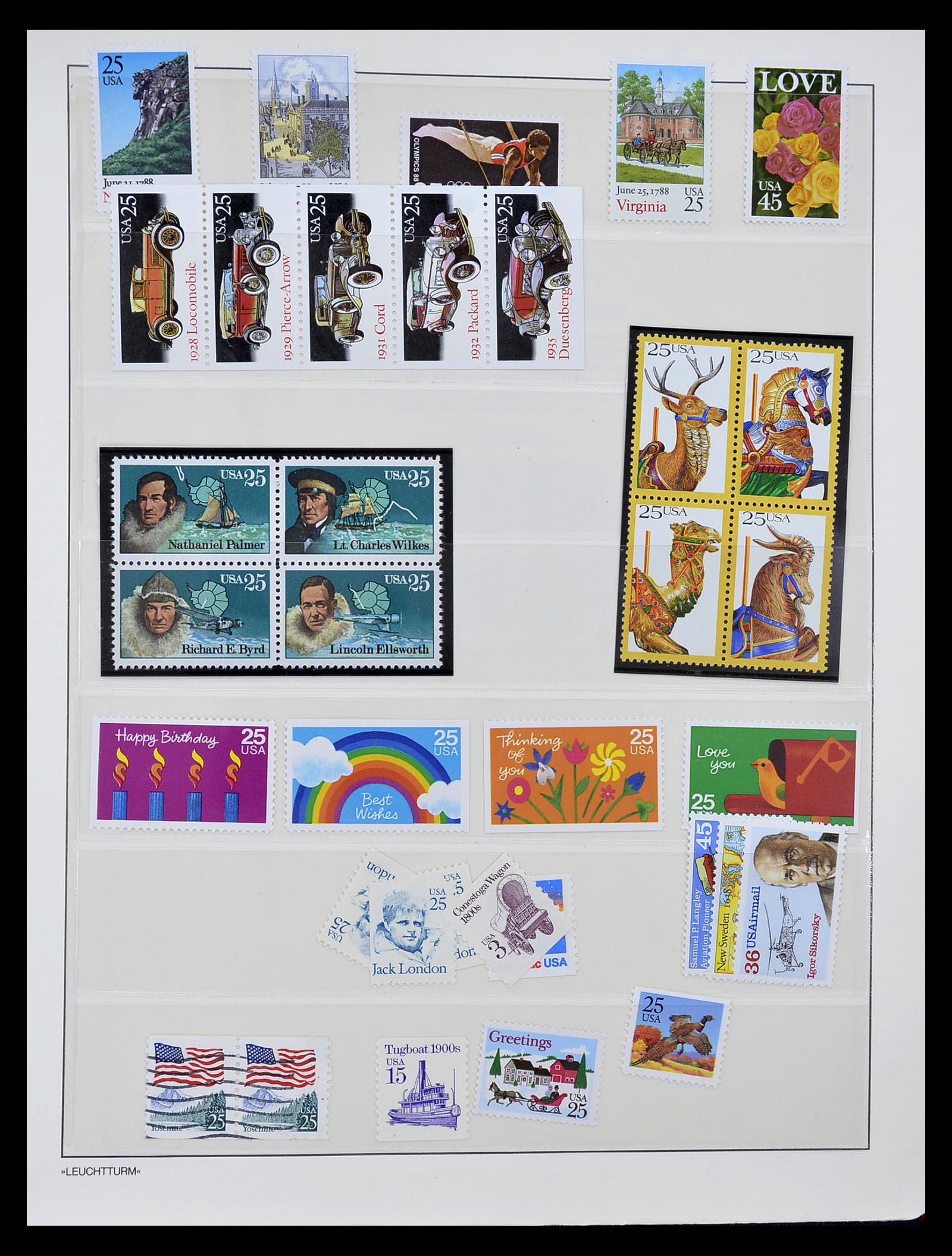 34807 002 - Stamp Collection 34807 USA 1988-1998.