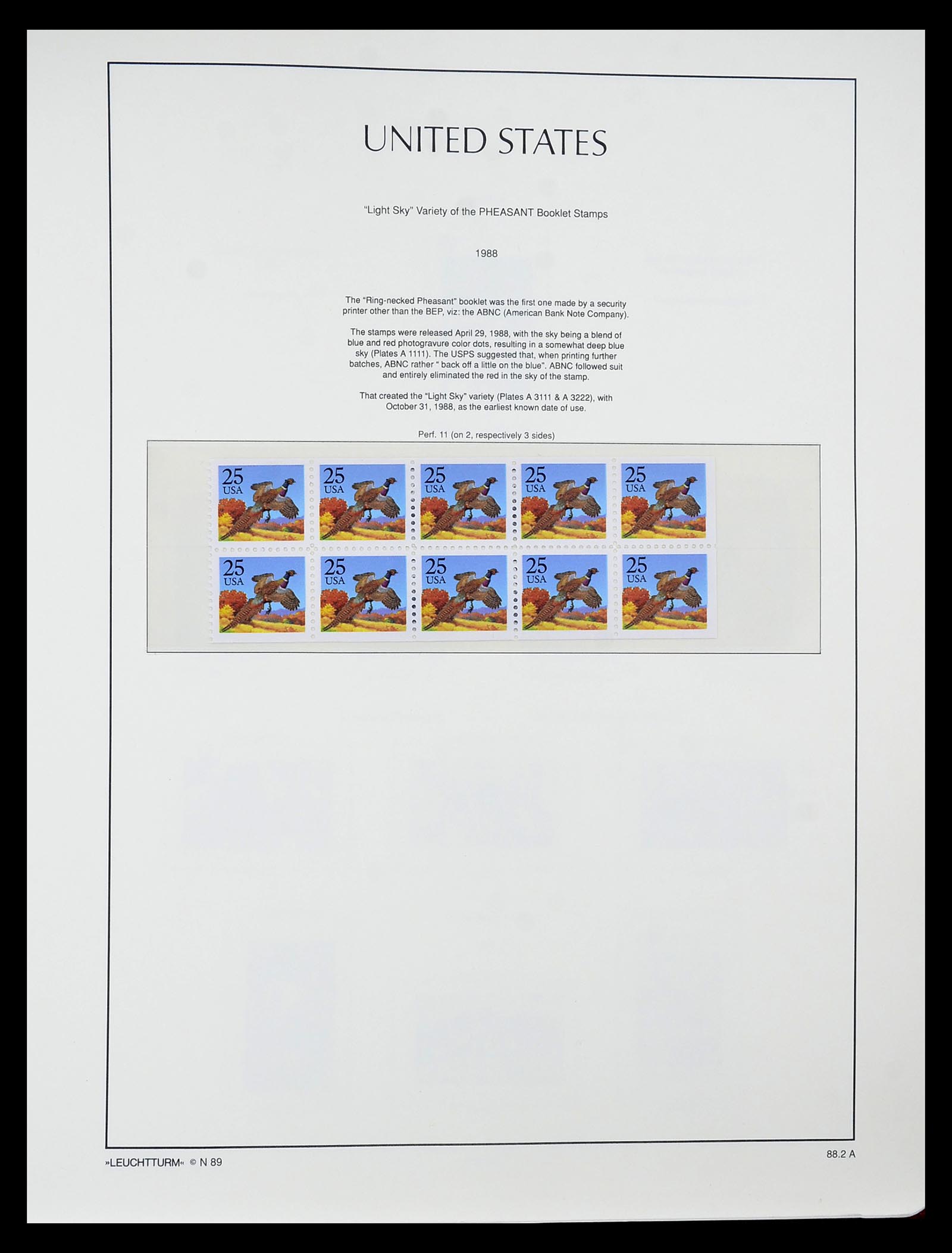 34807 003 - Stamp Collection 34807 USA 1988-1998.
