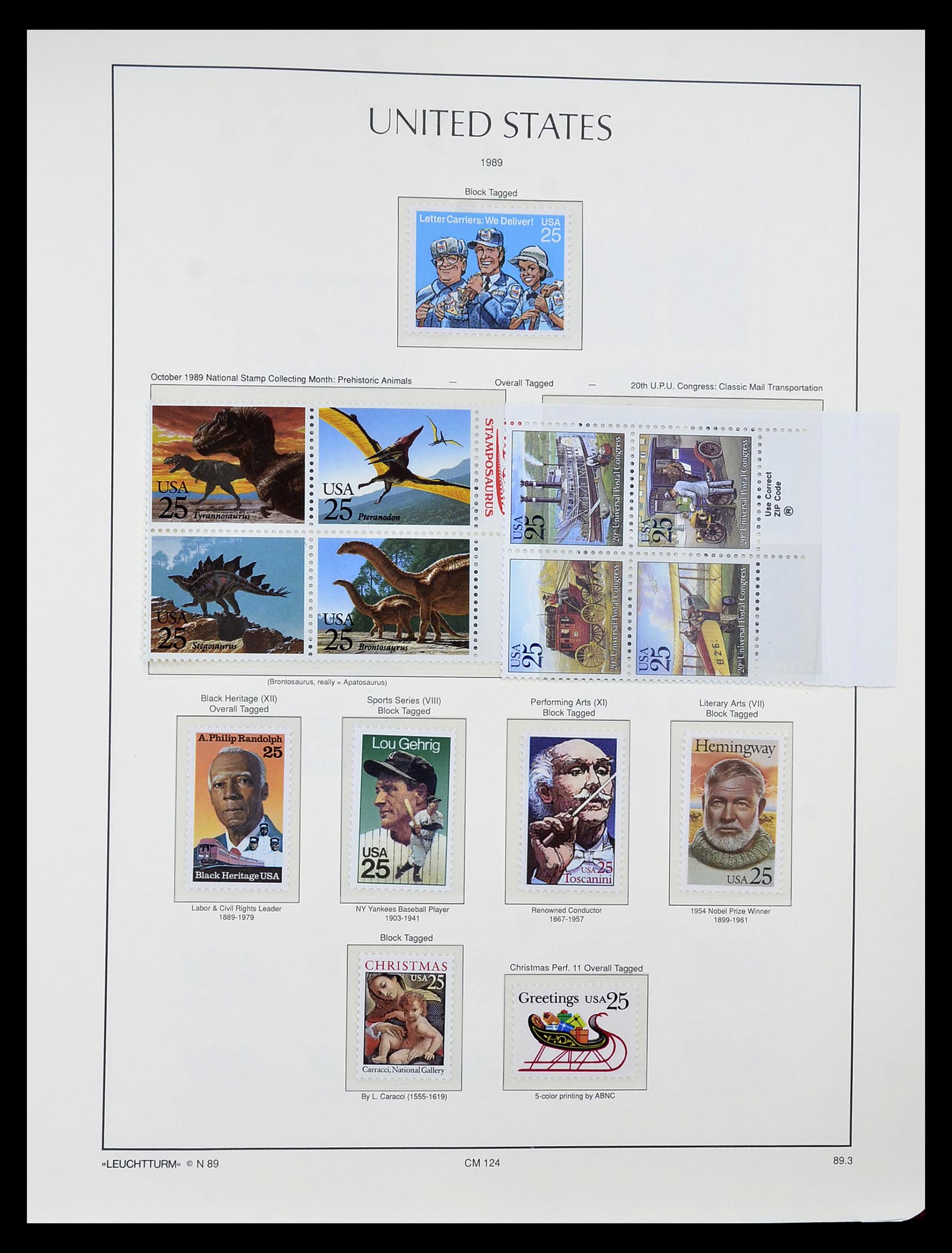 34807 006 - Stamp Collection 34807 USA 1988-1998.