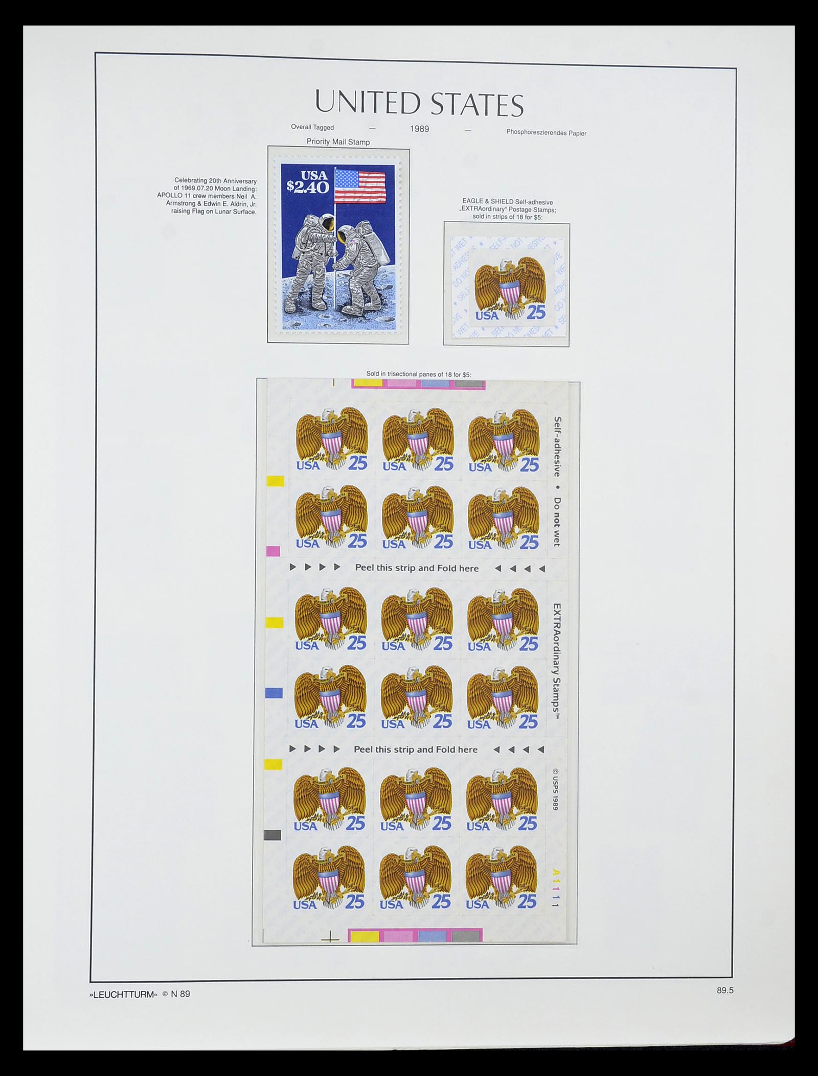 34807 008 - Postzegelverzameling 34807 USA 1988-1998.