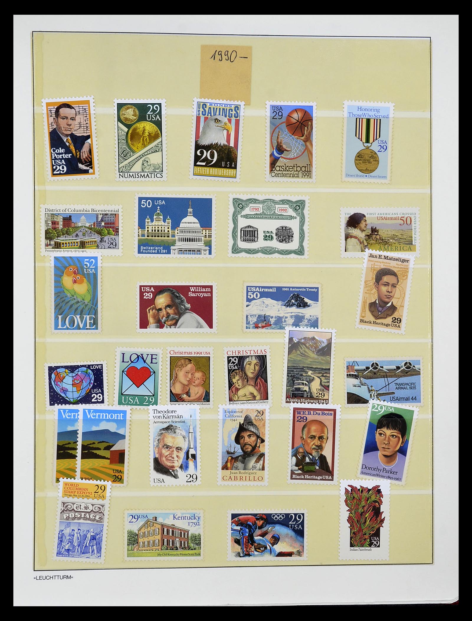34807 009 - Stamp Collection 34807 USA 1988-1998.