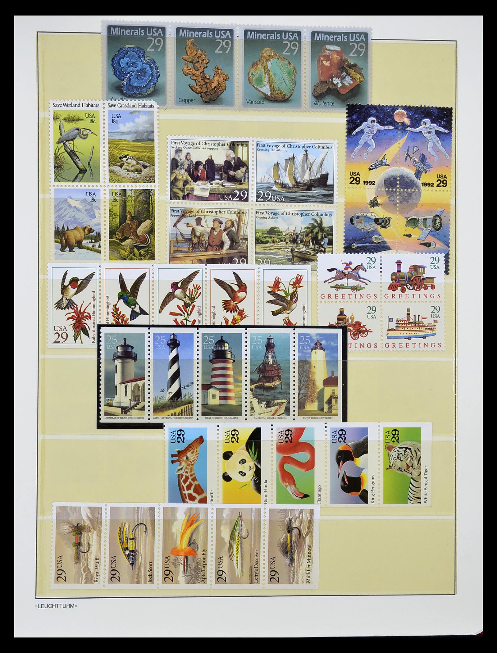 34807 010 - Postzegelverzameling 34807 USA 1988-1998.