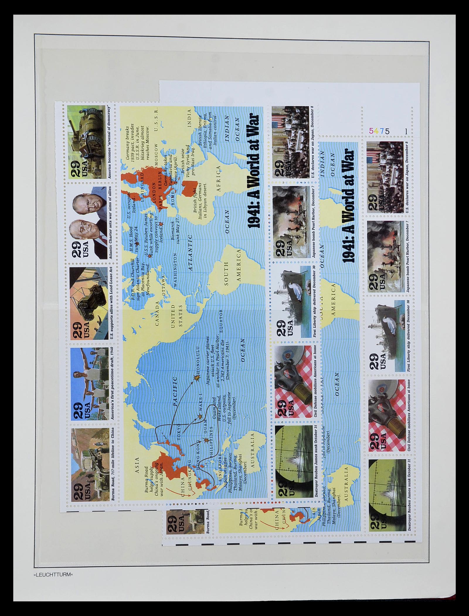 34807 012 - Stamp Collection 34807 USA 1988-1998.