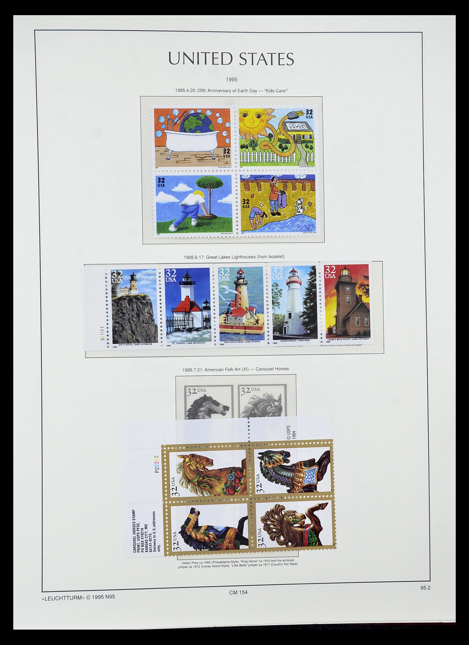 34807 016 - Postzegelverzameling 34807 USA 1988-1998.