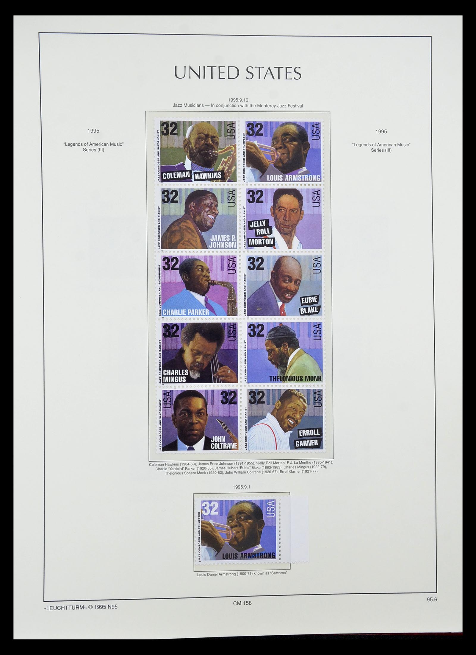 34807 020 - Postzegelverzameling 34807 USA 1988-1998.