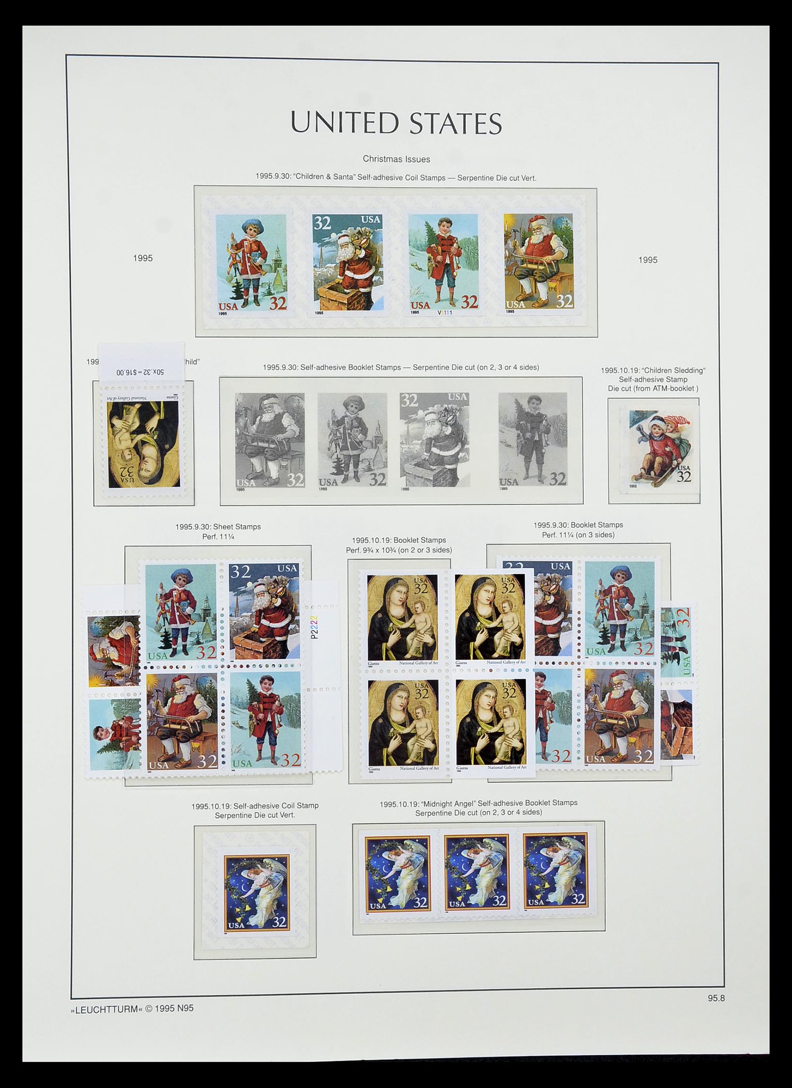 34807 022 - Stamp Collection 34807 USA 1988-1998.