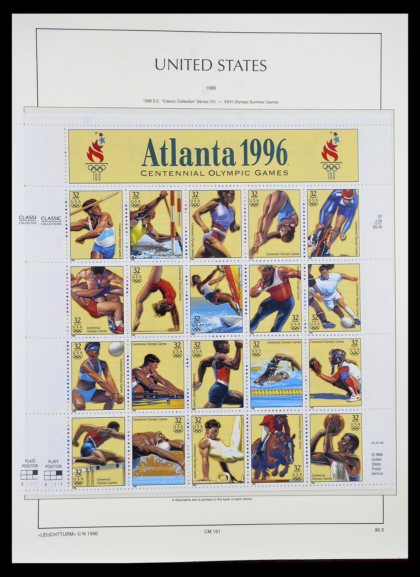 34807 026 - Stamp Collection 34807 USA 1988-1998.