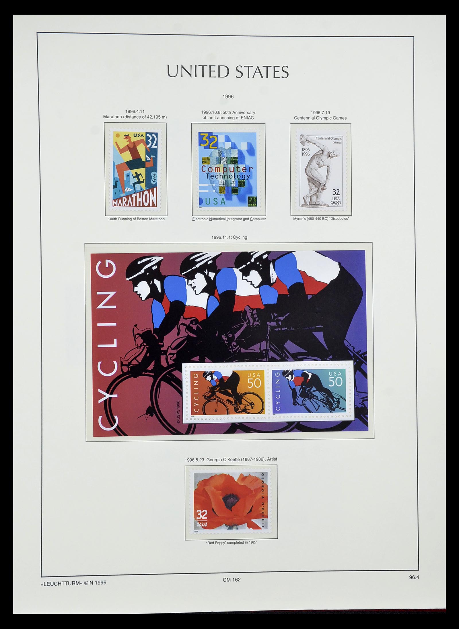 34807 027 - Postzegelverzameling 34807 USA 1988-1998.