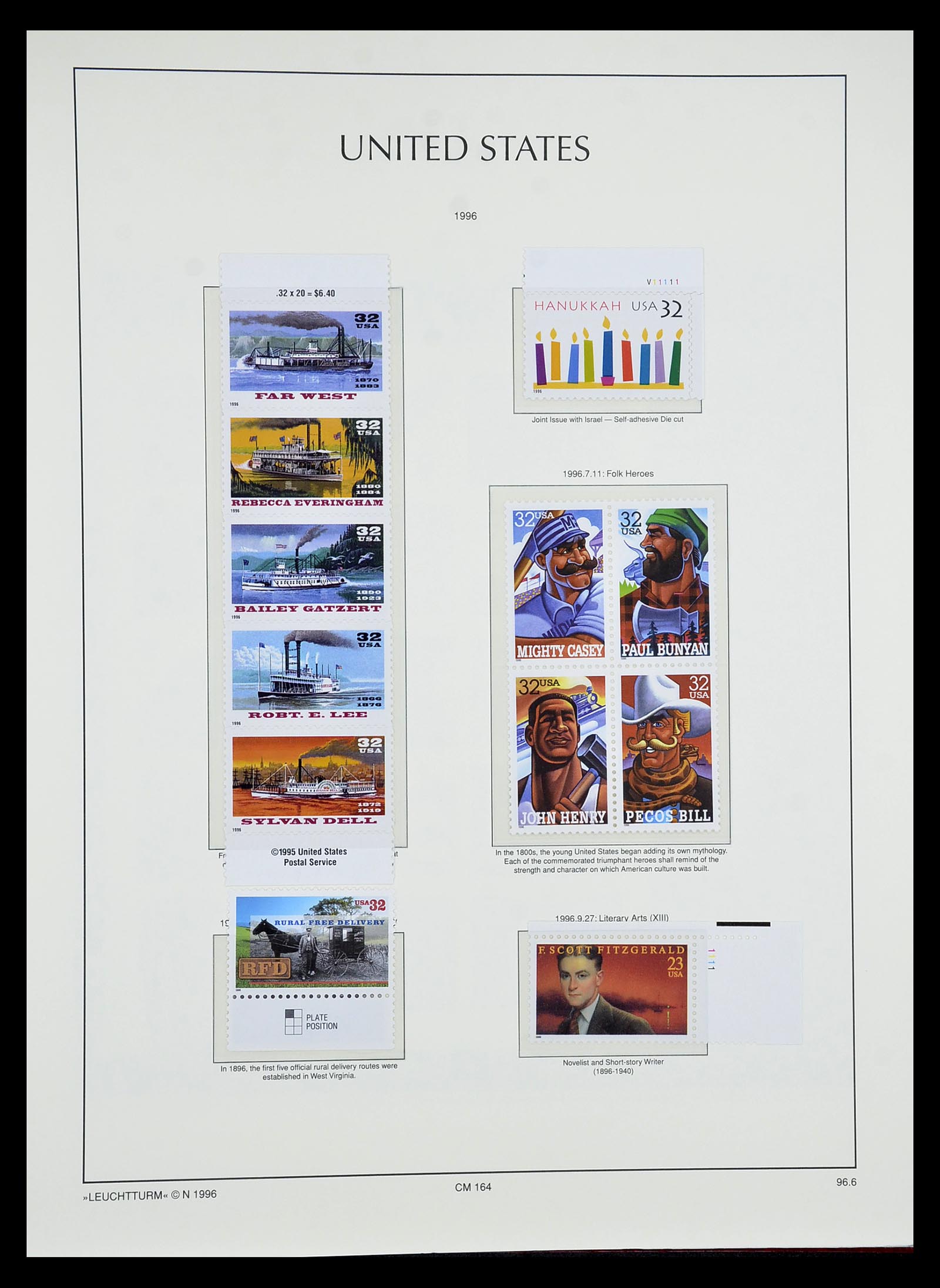 34807 029 - Postzegelverzameling 34807 USA 1988-1998.