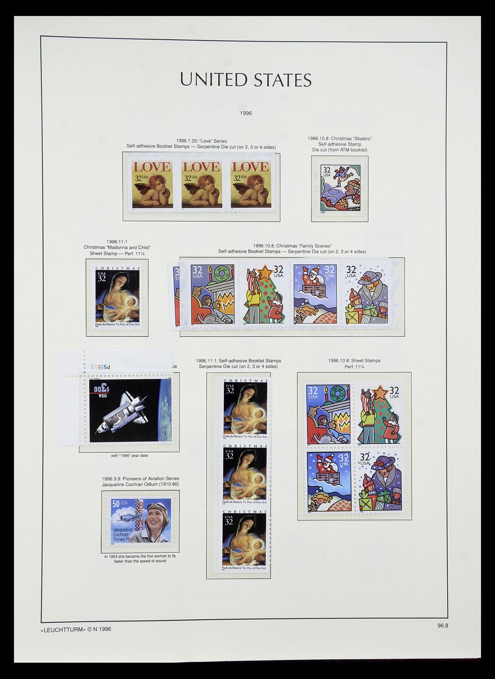 34807 031 - Postzegelverzameling 34807 USA 1988-1998.