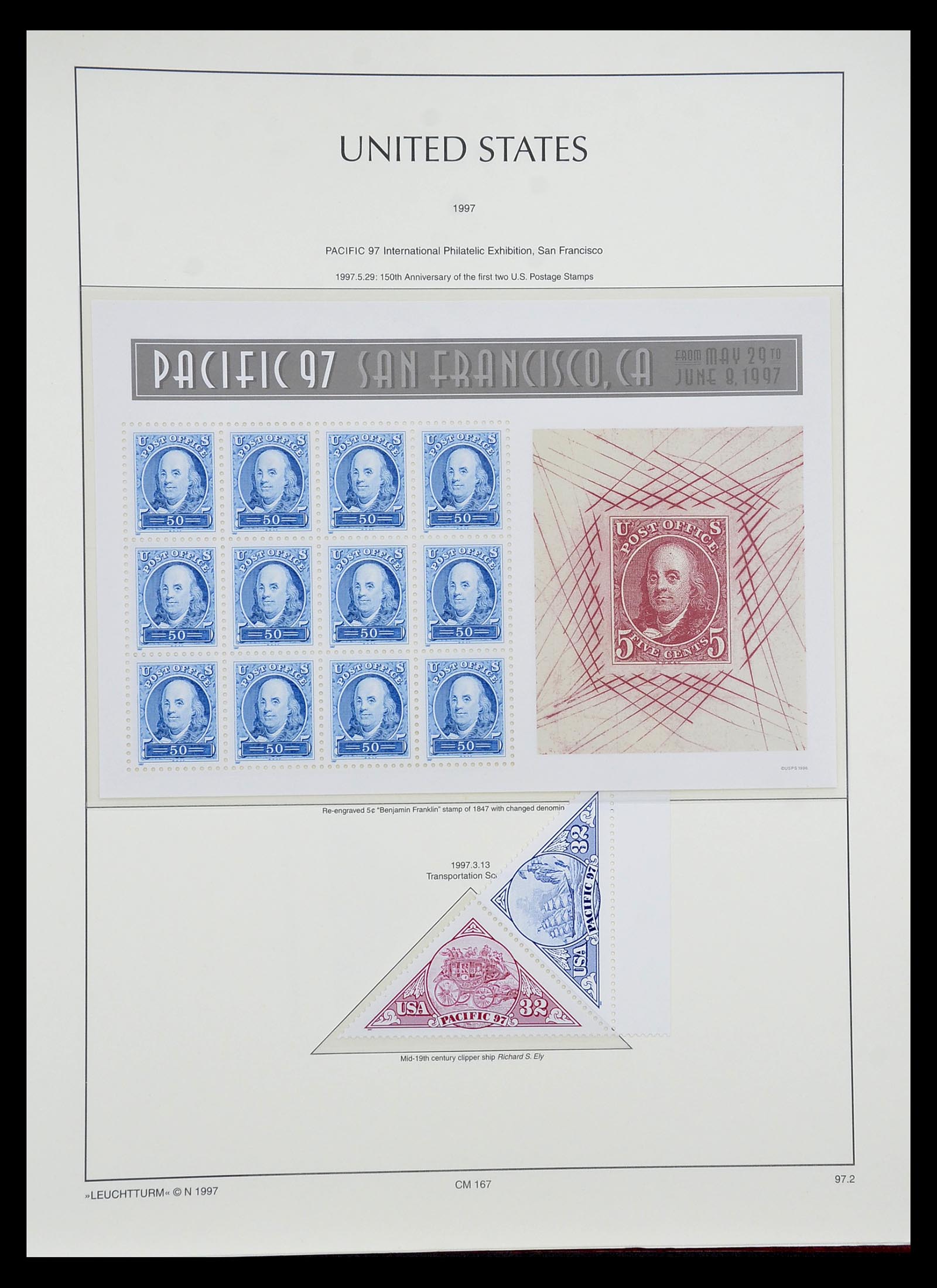 34807 034 - Postzegelverzameling 34807 USA 1988-1998.