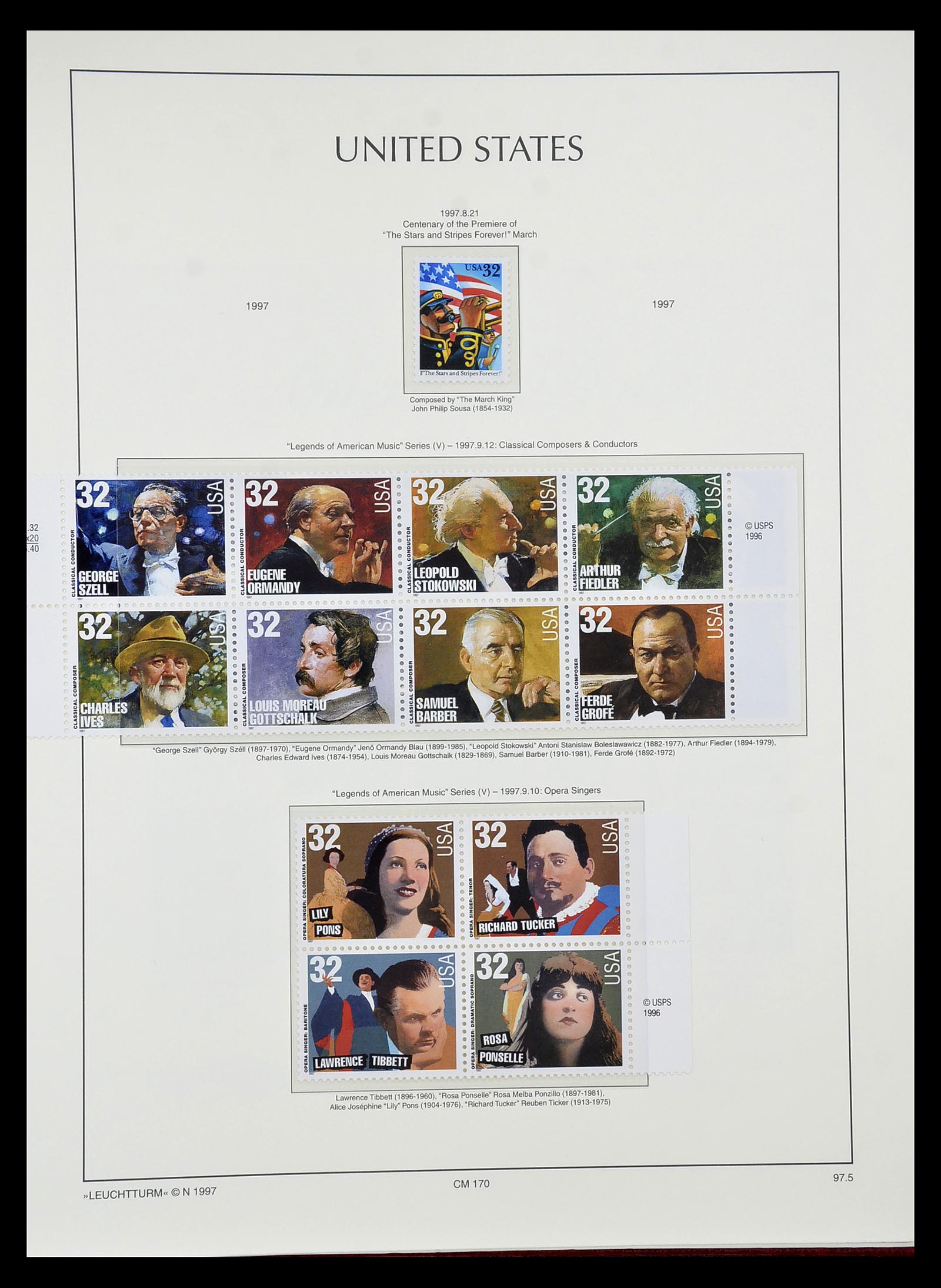 34807 037 - Postzegelverzameling 34807 USA 1988-1998.