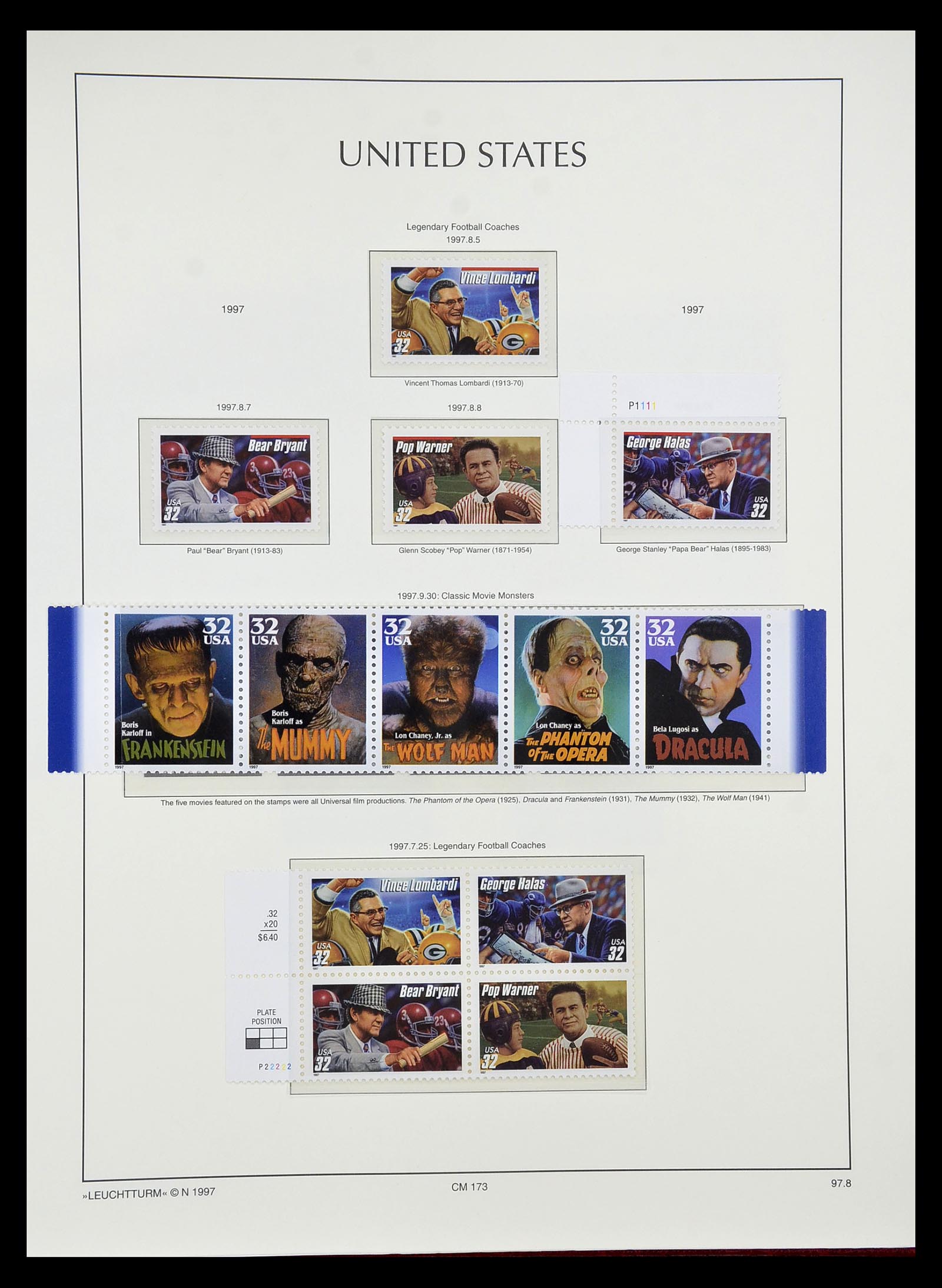 34807 040 - Stamp Collection 34807 USA 1988-1998.
