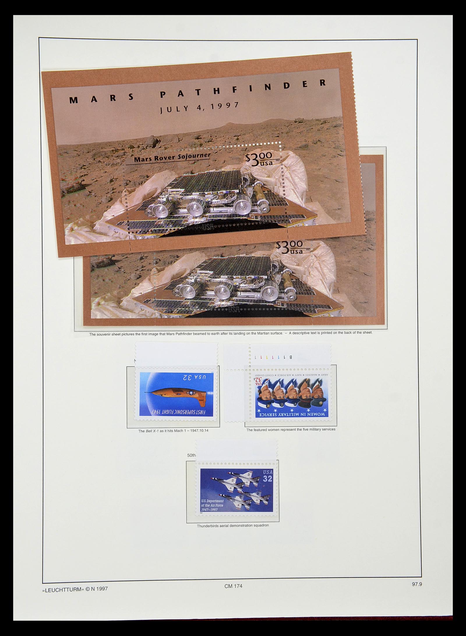34807 041 - Postzegelverzameling 34807 USA 1988-1998.