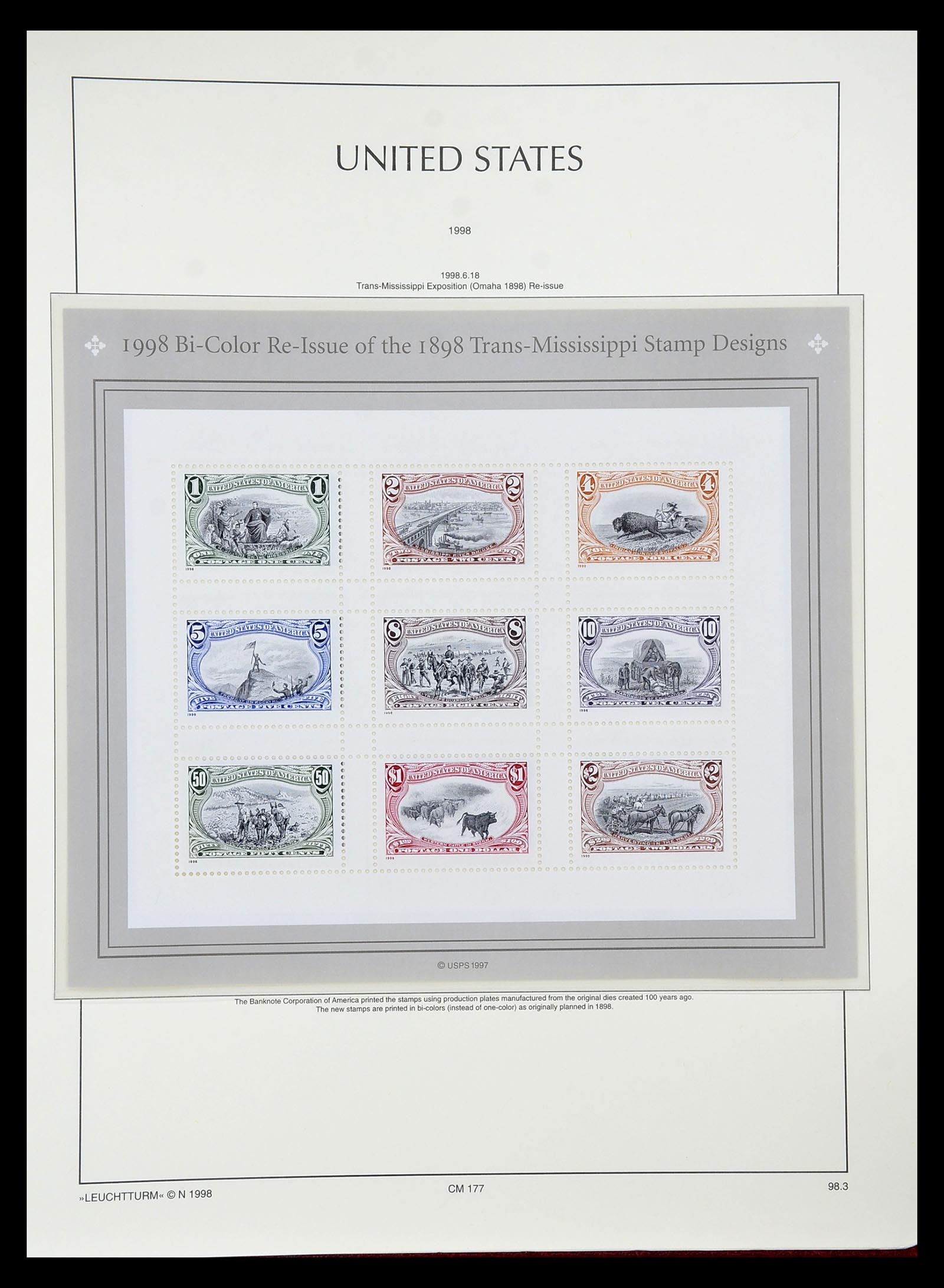 34807 046 - Postzegelverzameling 34807 USA 1988-1998.