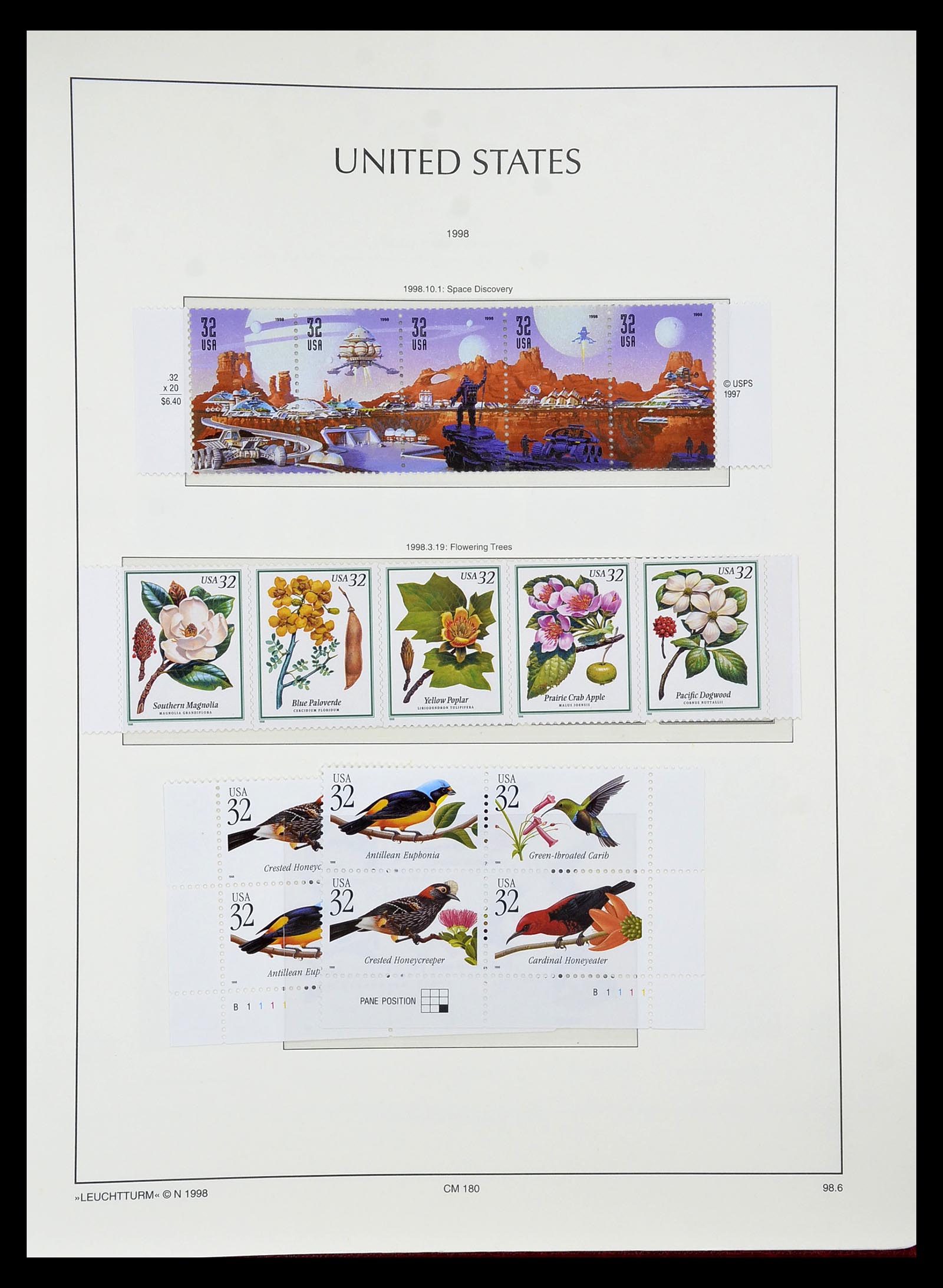 34807 049 - Postzegelverzameling 34807 USA 1988-1998.
