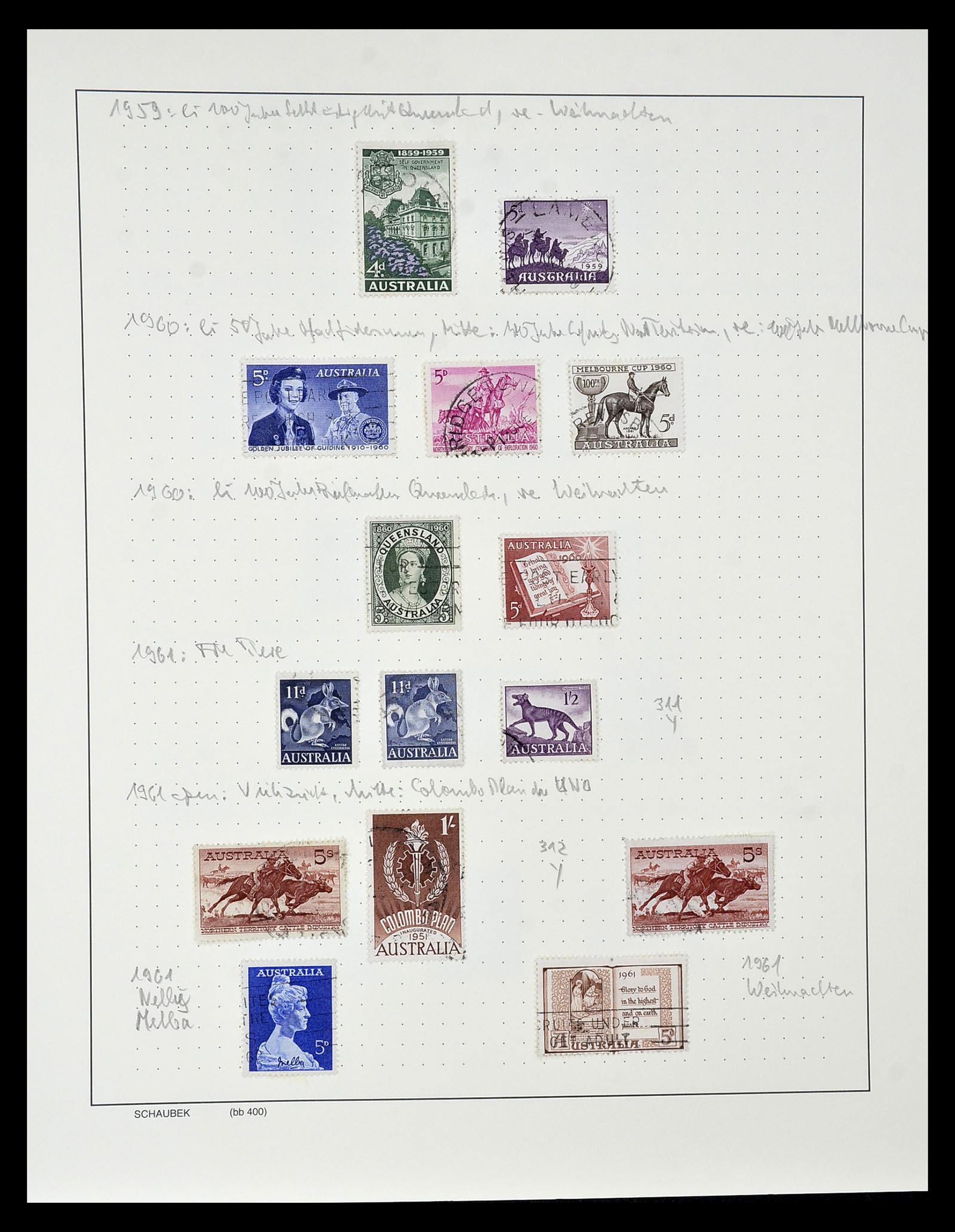34808 073 - Stamp Collection 34808 Australia and States 1850-2003.
