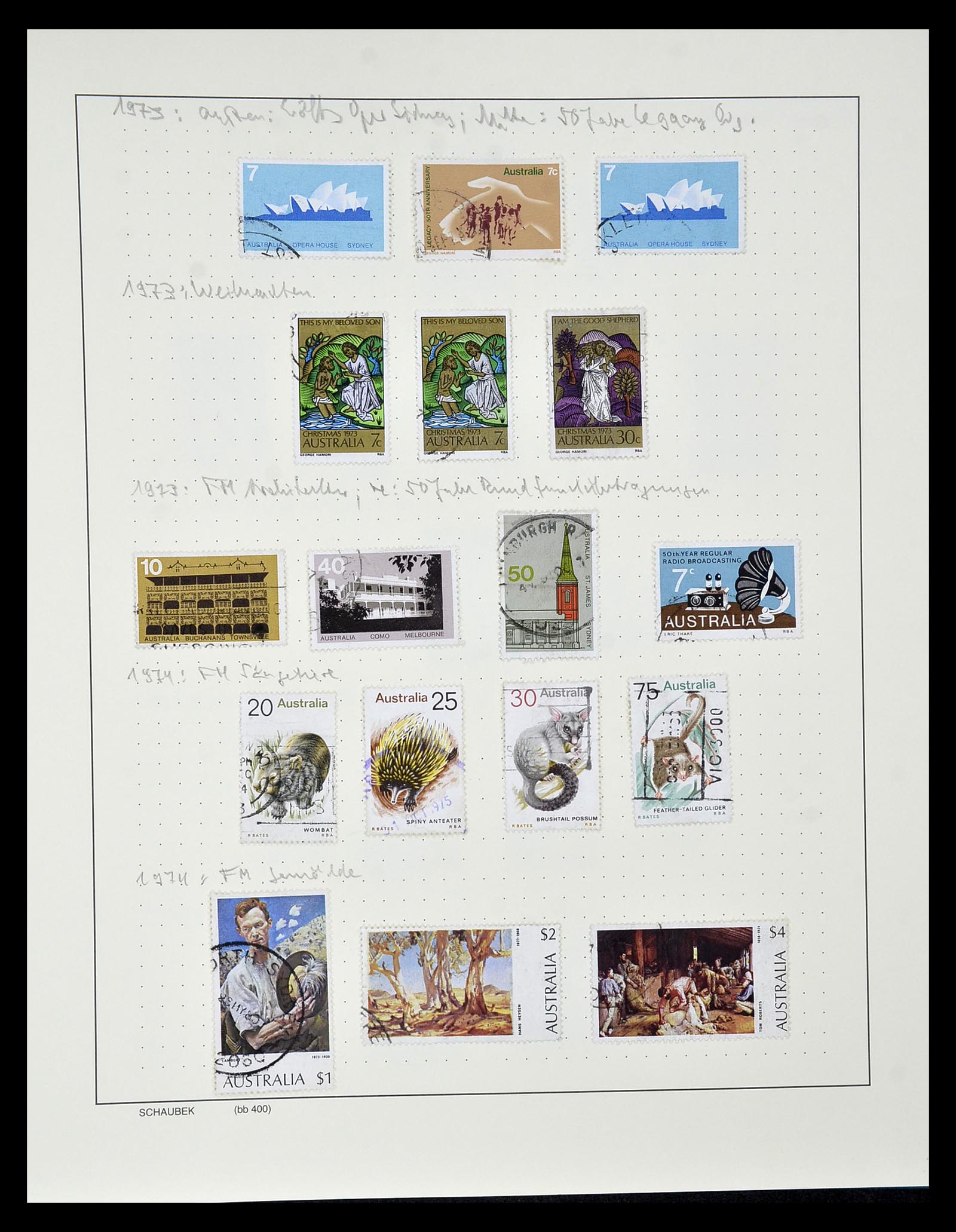 34808 092 - Stamp Collection 34808 Australia and States 1850-2003.