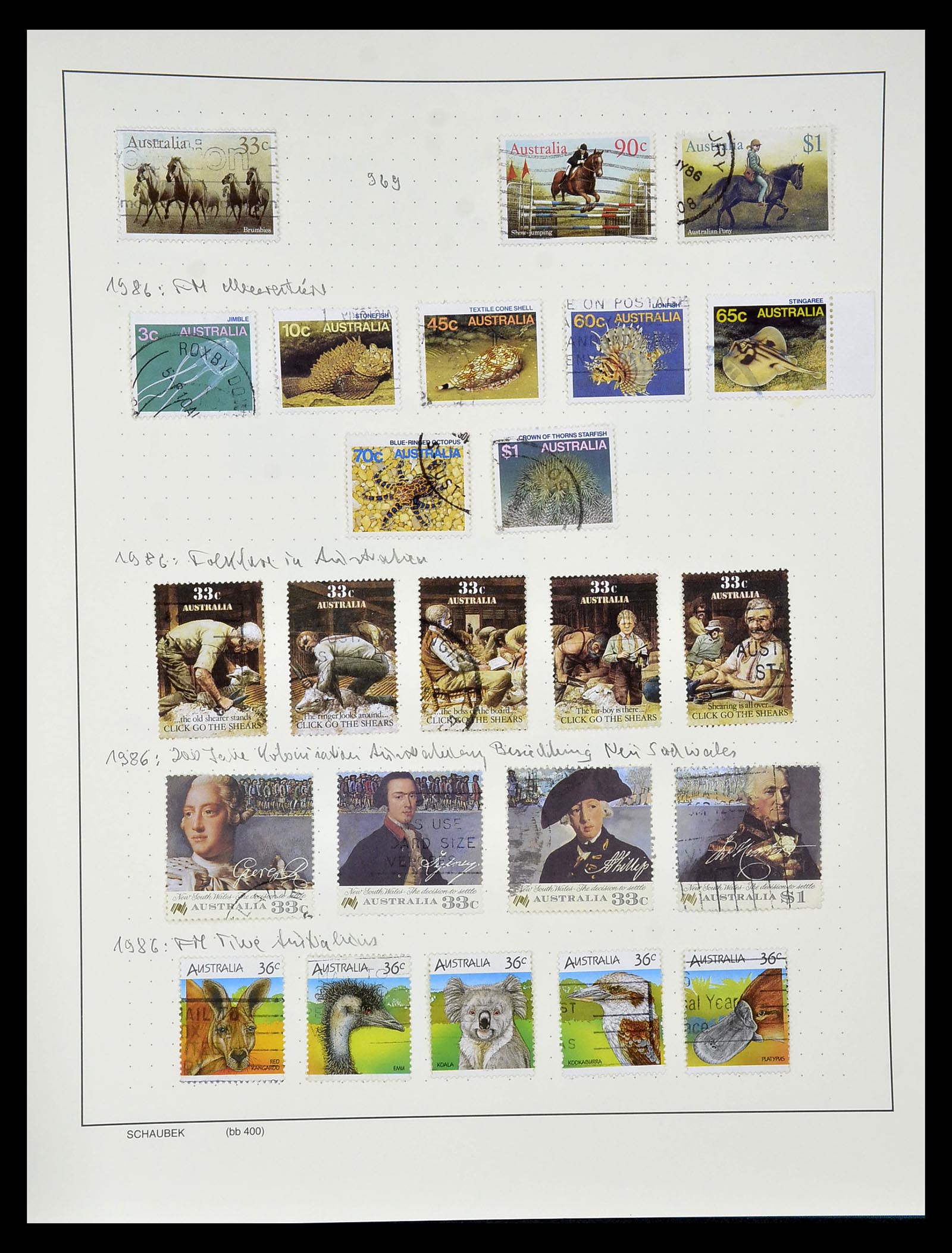 34808 124 - Stamp Collection 34808 Australia and States 1850-2003.