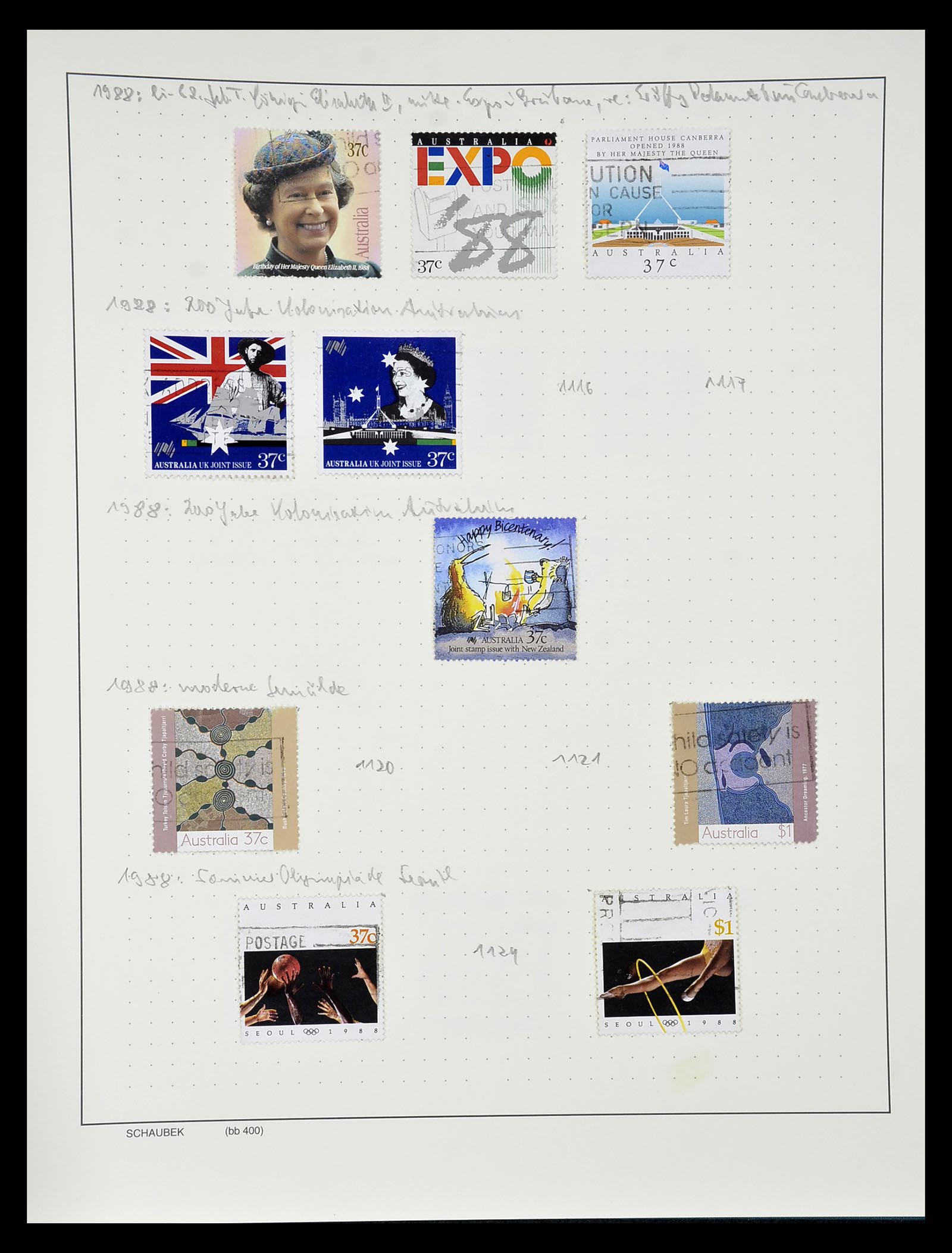 34808 133 - Stamp Collection 34808 Australia and States 1850-2003.