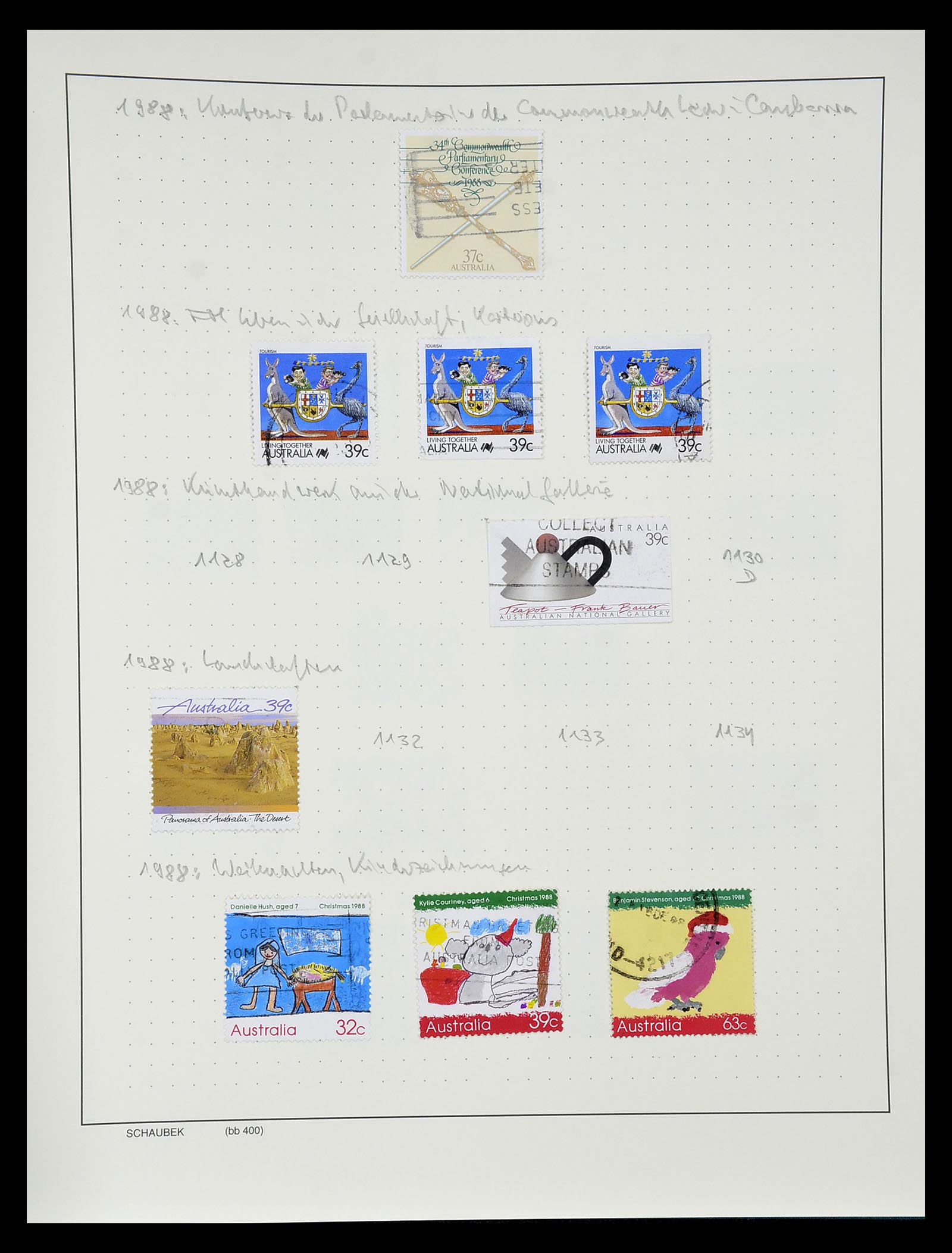 34808 134 - Stamp Collection 34808 Australia and States 1850-2003.