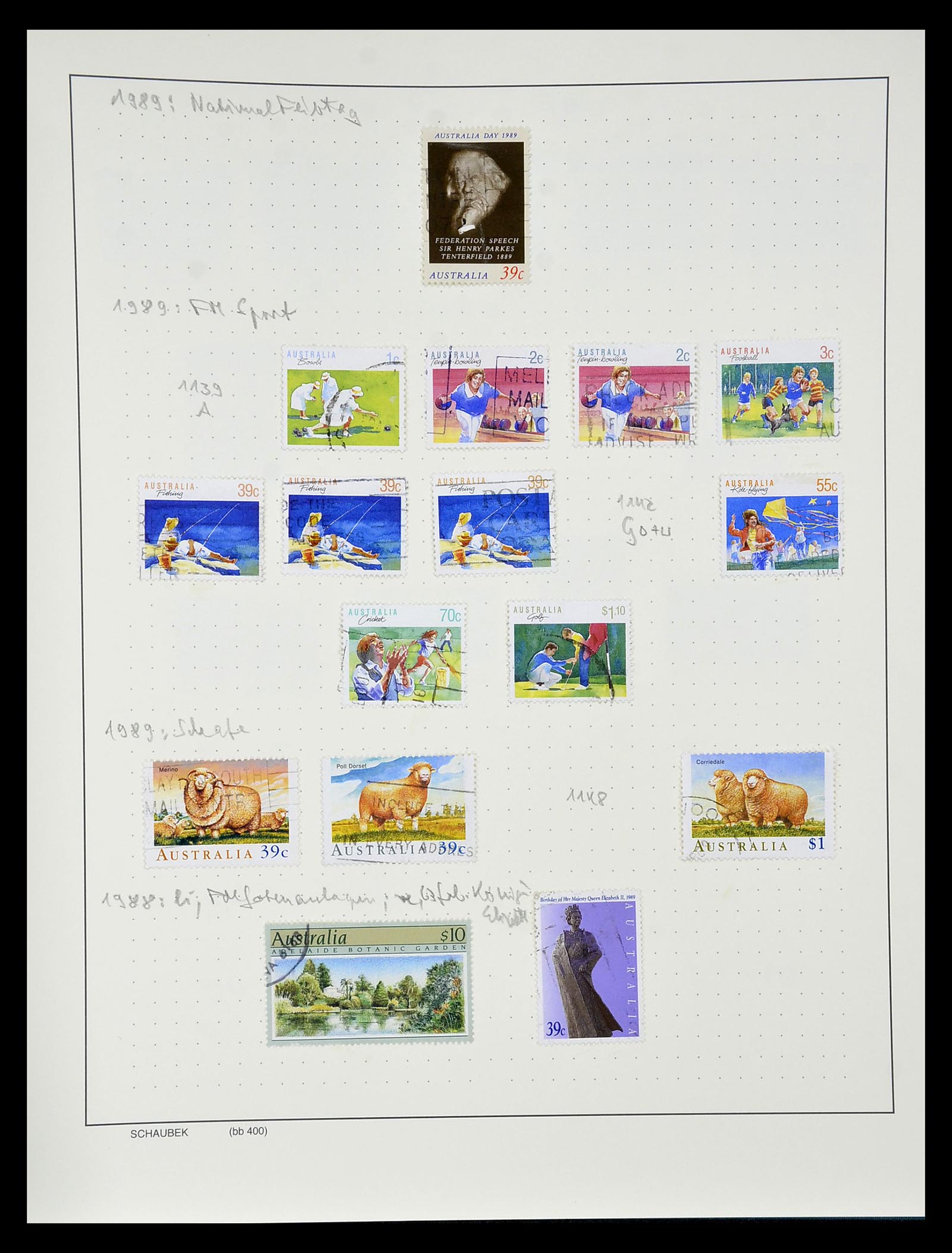 34808 135 - Stamp Collection 34808 Australia and States 1850-2003.