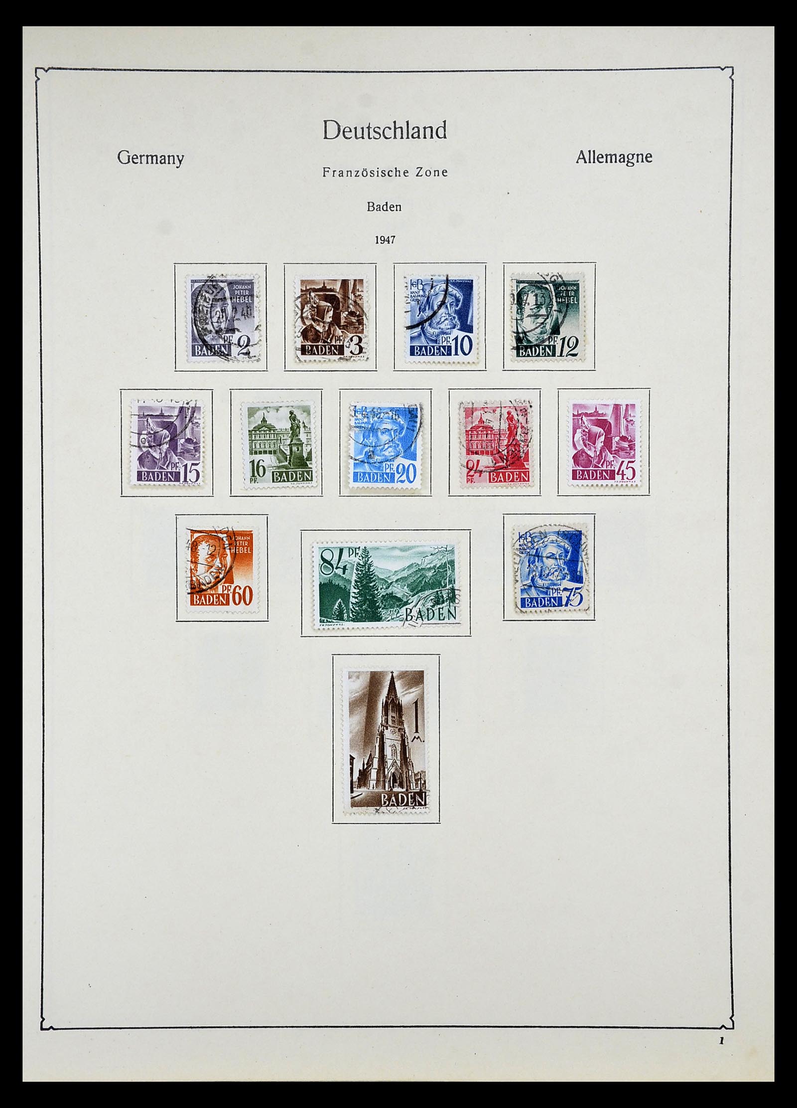 34809 002 - Postzegelverzameling 34809 Duitse Zones en Berlijn 1945-1990.