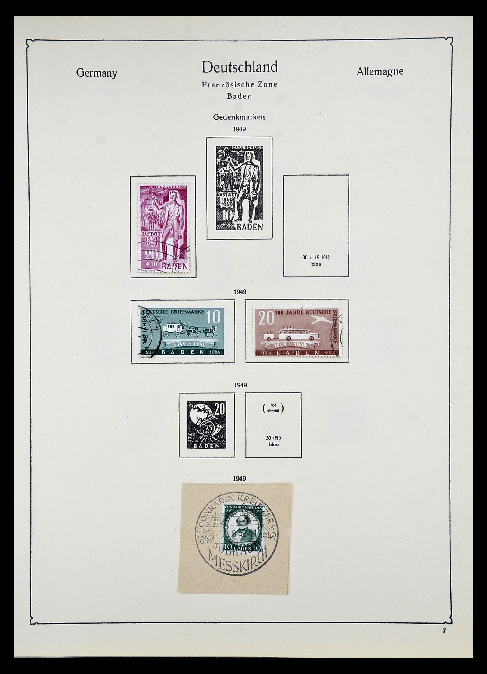 34809 005 - Postzegelverzameling 34809 Duitse Zones en Berlijn 1945-1990.