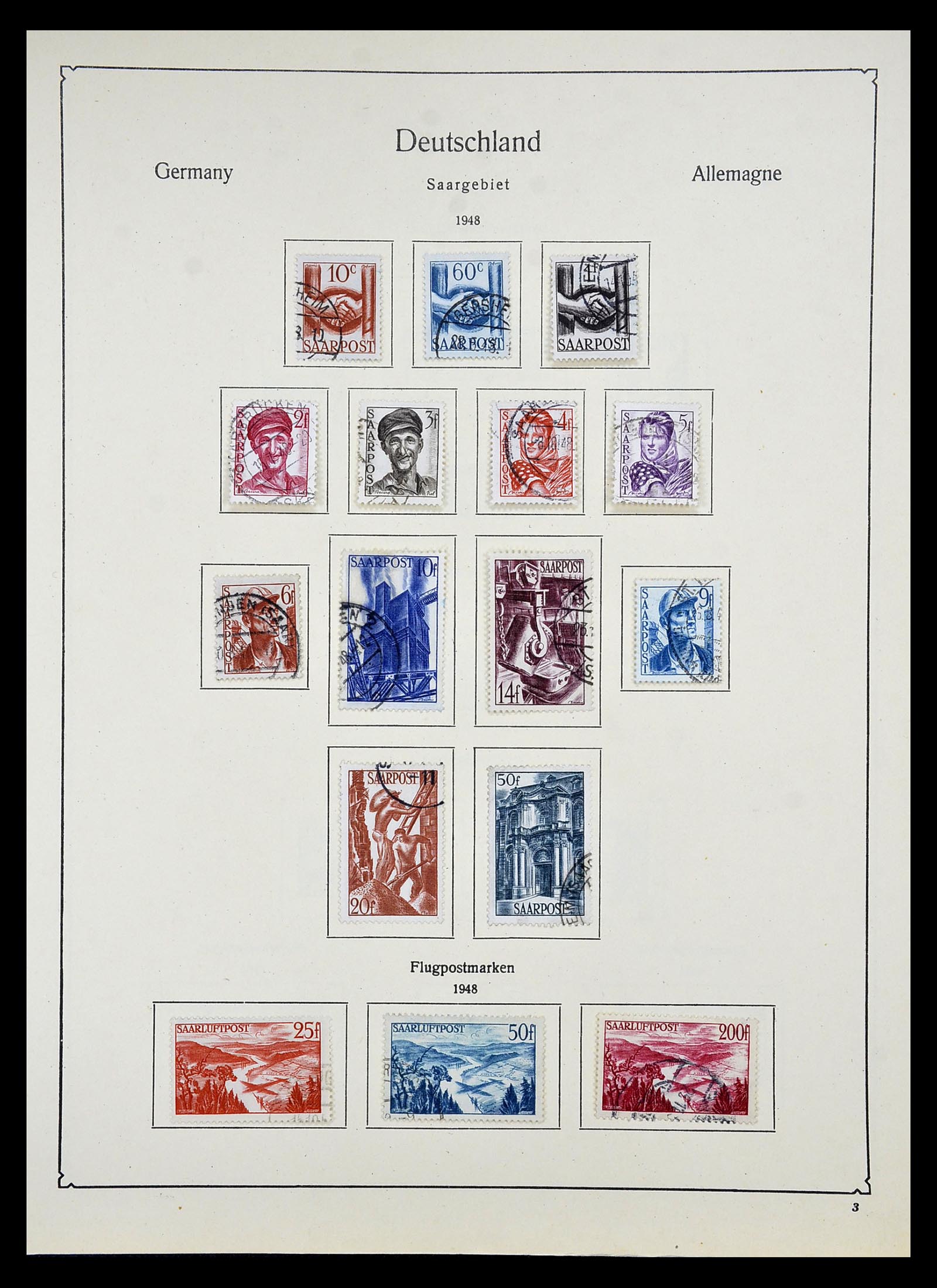 34809 016 - Postzegelverzameling 34809 Duitse Zones en Berlijn 1945-1990.