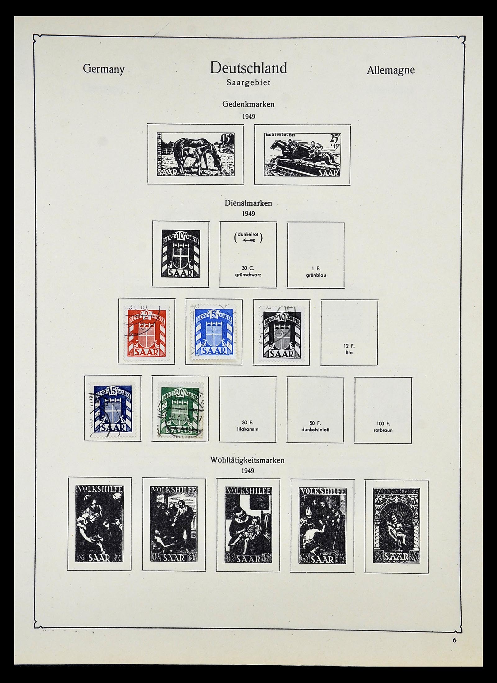 34809 018 - Postzegelverzameling 34809 Duitse Zones en Berlijn 1945-1990.
