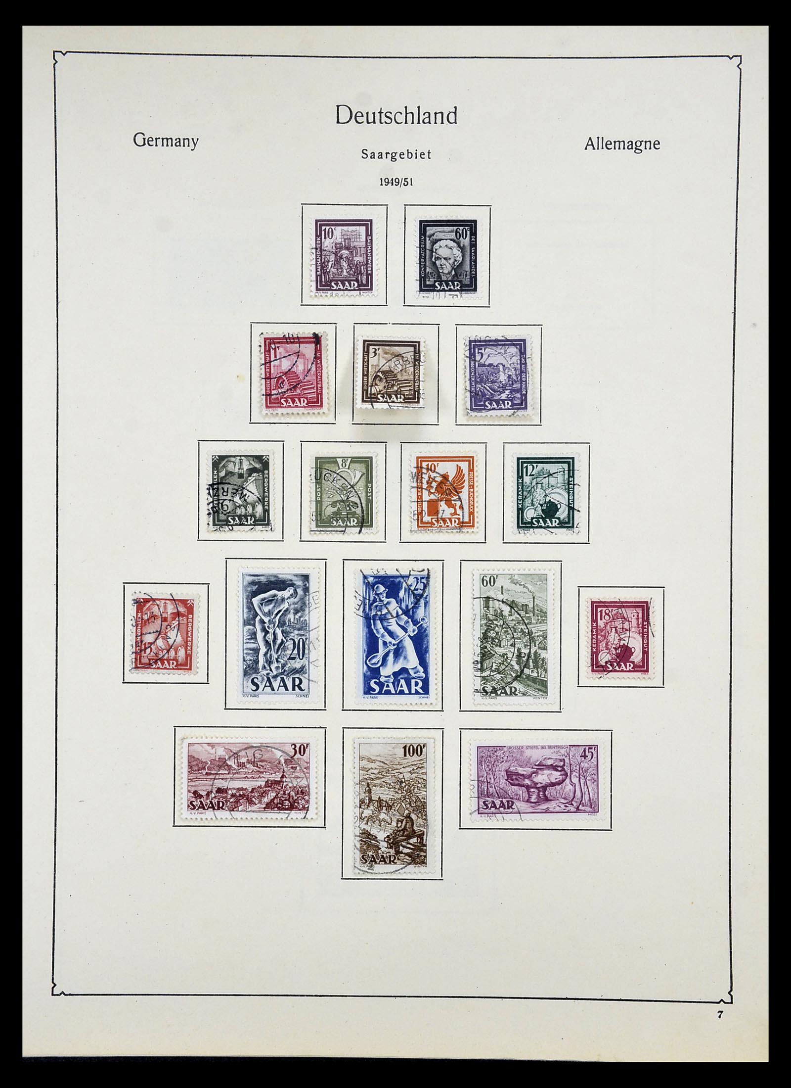 34809 019 - Postzegelverzameling 34809 Duitse Zones en Berlijn 1945-1990.