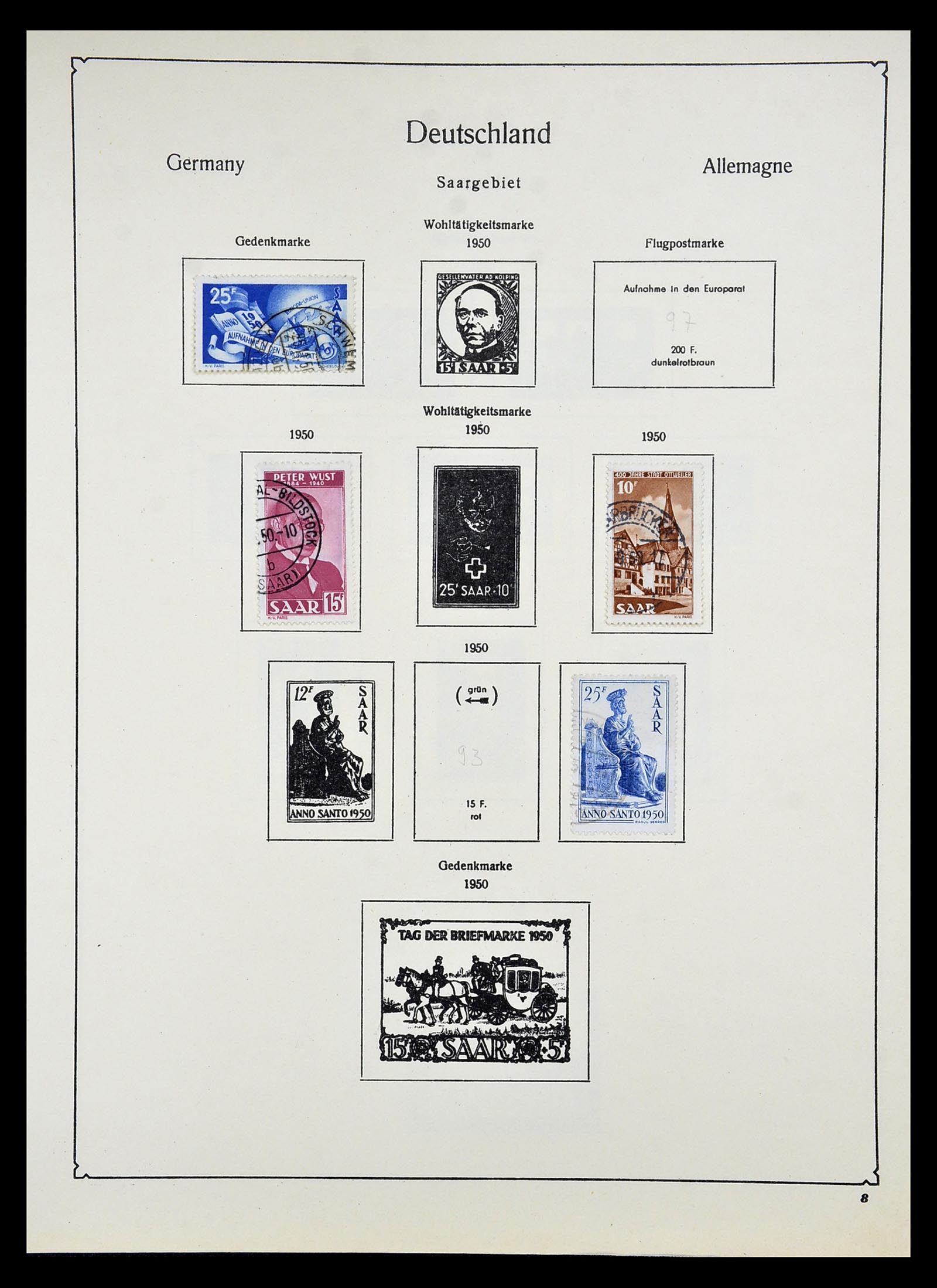 34809 020 - Postzegelverzameling 34809 Duitse Zones en Berlijn 1945-1990.
