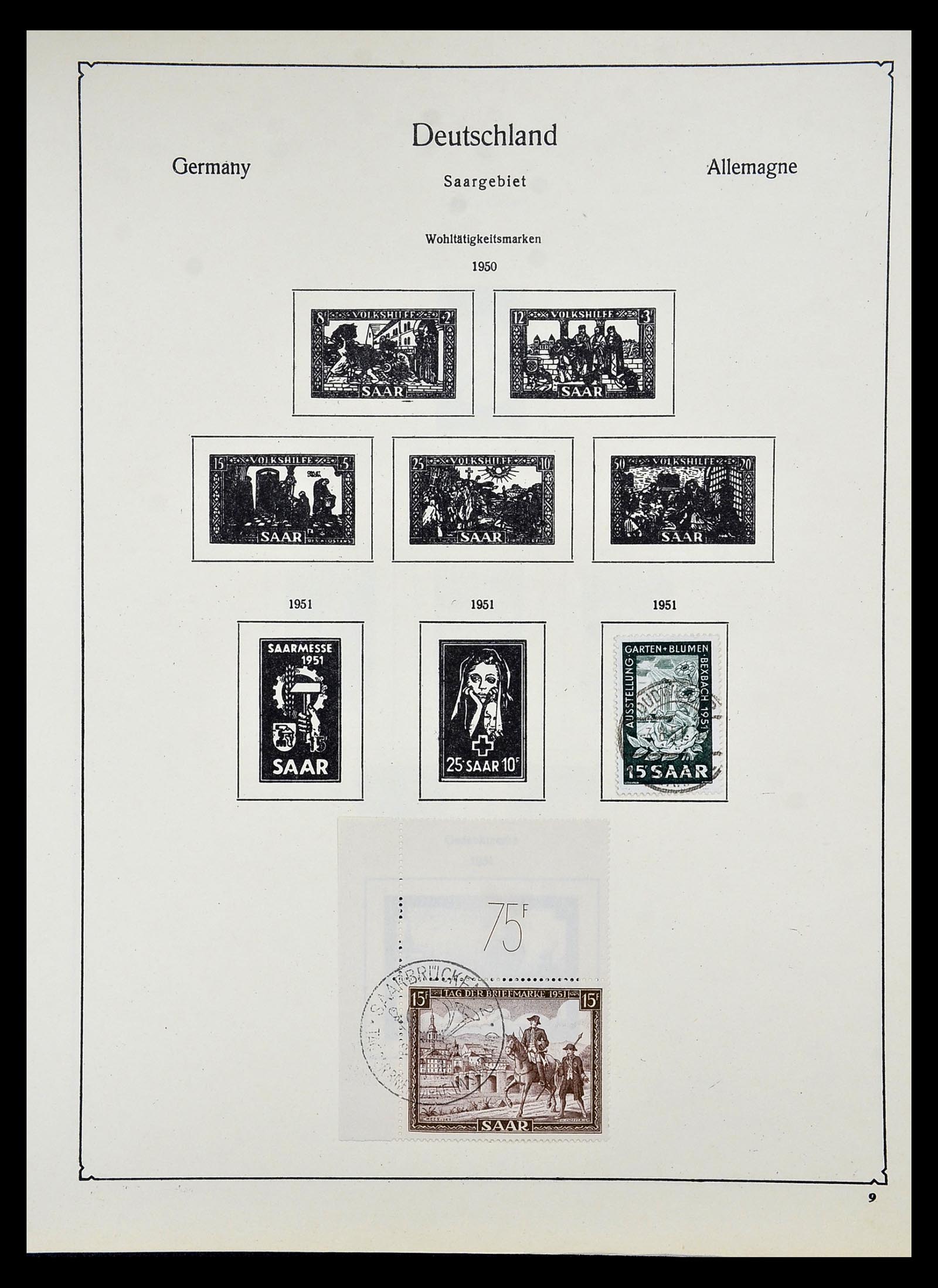 34809 021 - Postzegelverzameling 34809 Duitse Zones en Berlijn 1945-1990.