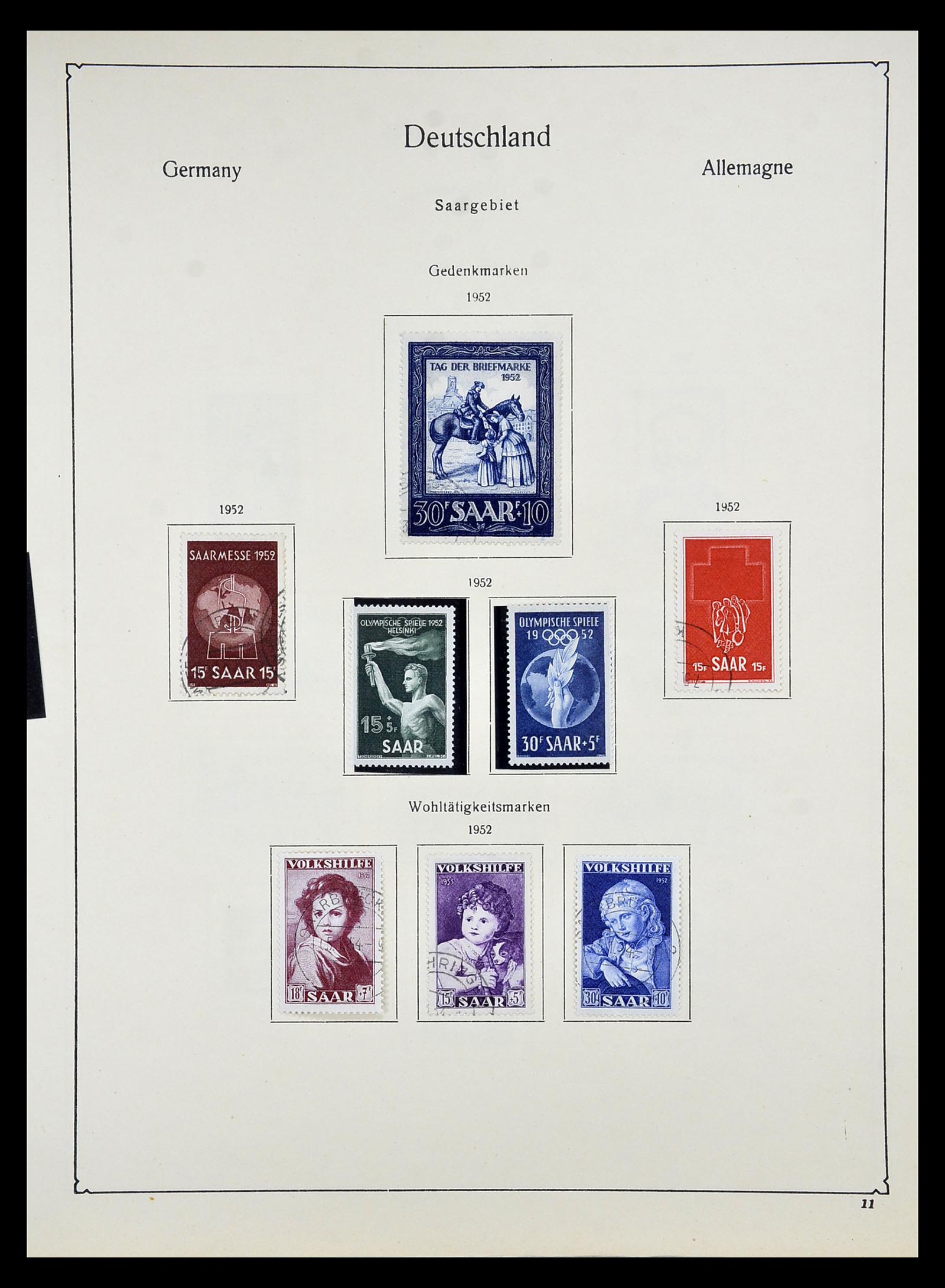 34809 022 - Postzegelverzameling 34809 Duitse Zones en Berlijn 1945-1990.