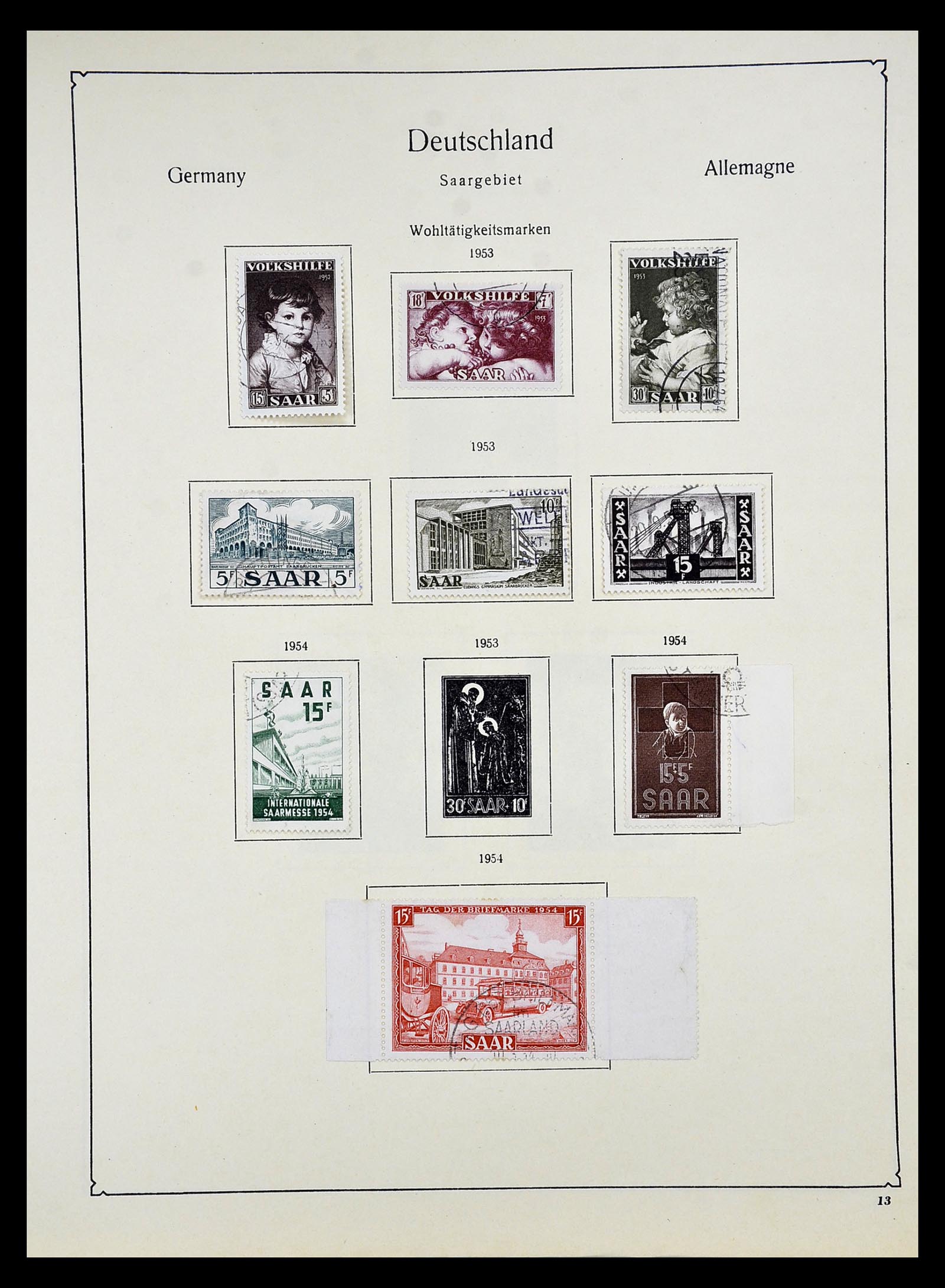 34809 024 - Postzegelverzameling 34809 Duitse Zones en Berlijn 1945-1990.