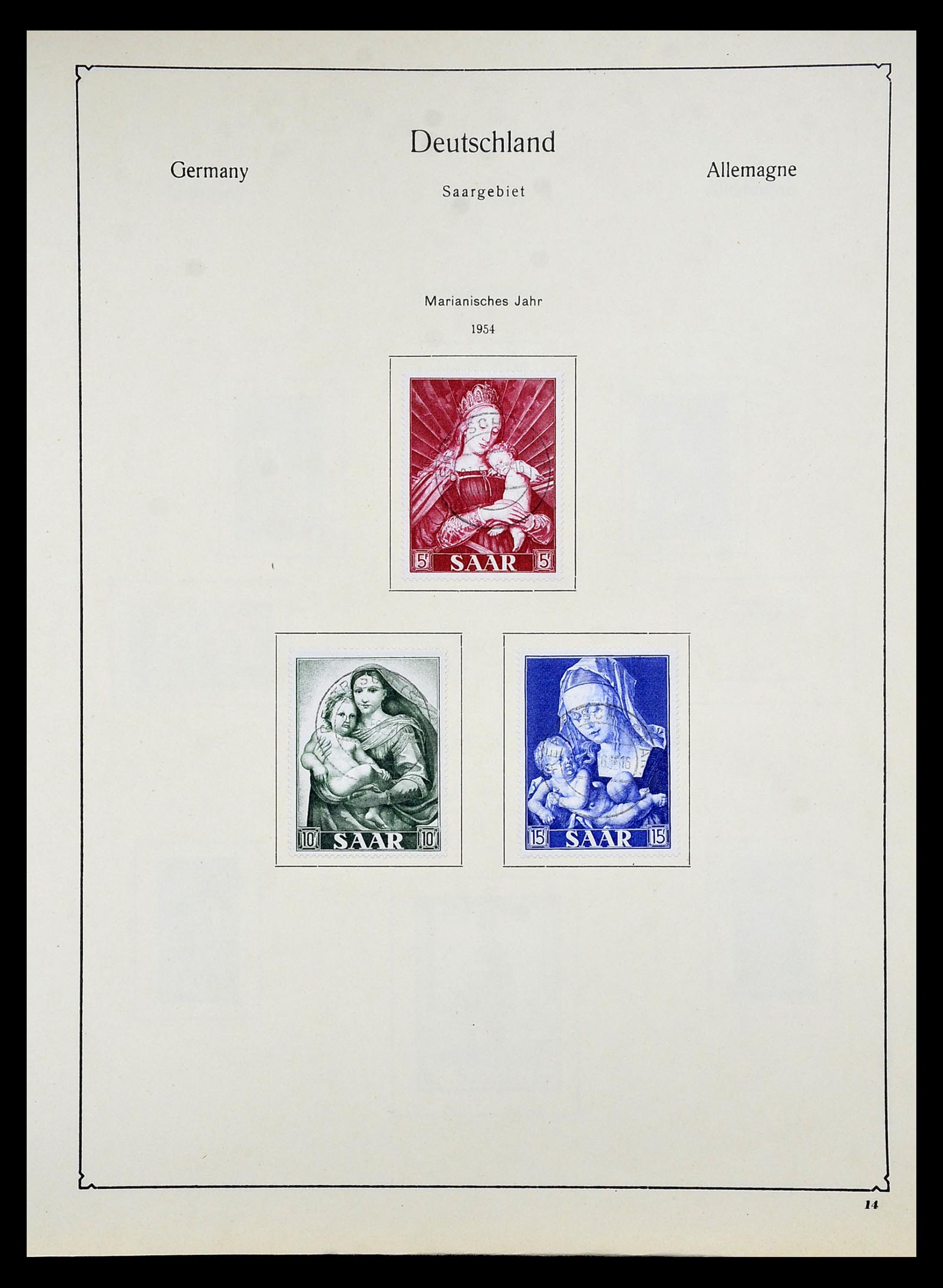 34809 025 - Postzegelverzameling 34809 Duitse Zones en Berlijn 1945-1990.