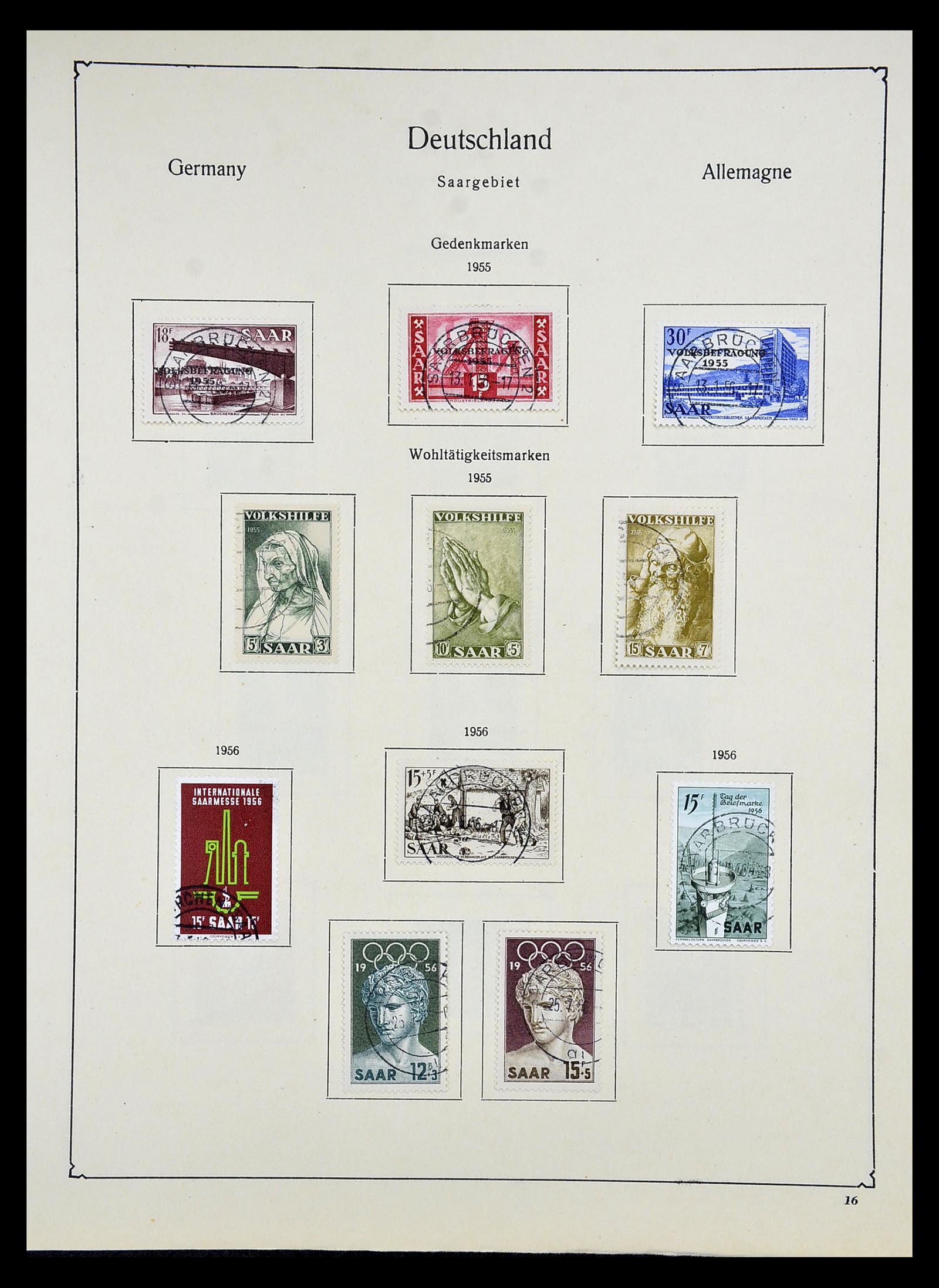 34809 027 - Postzegelverzameling 34809 Duitse Zones en Berlijn 1945-1990.