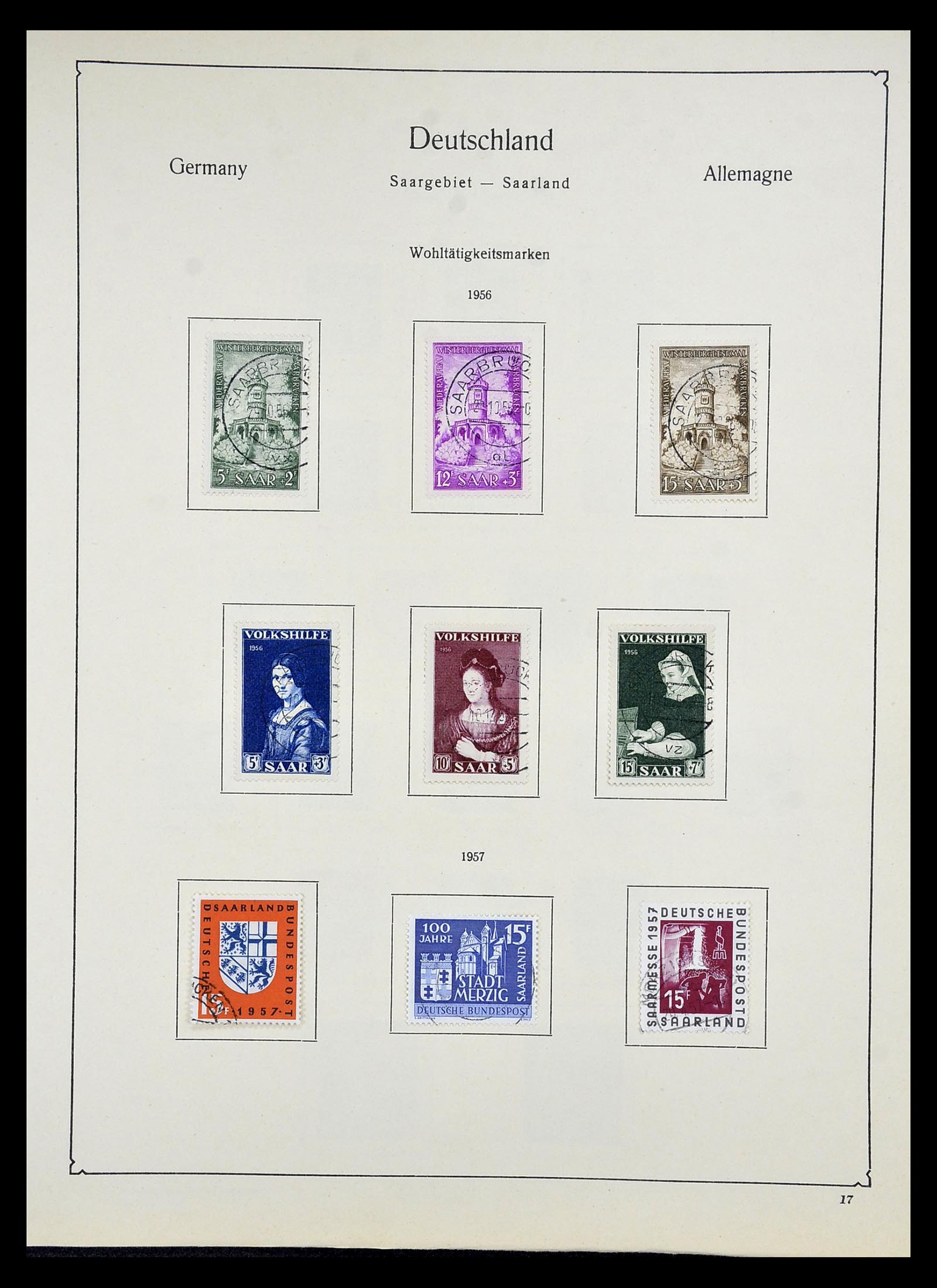 34809 028 - Postzegelverzameling 34809 Duitse Zones en Berlijn 1945-1990.